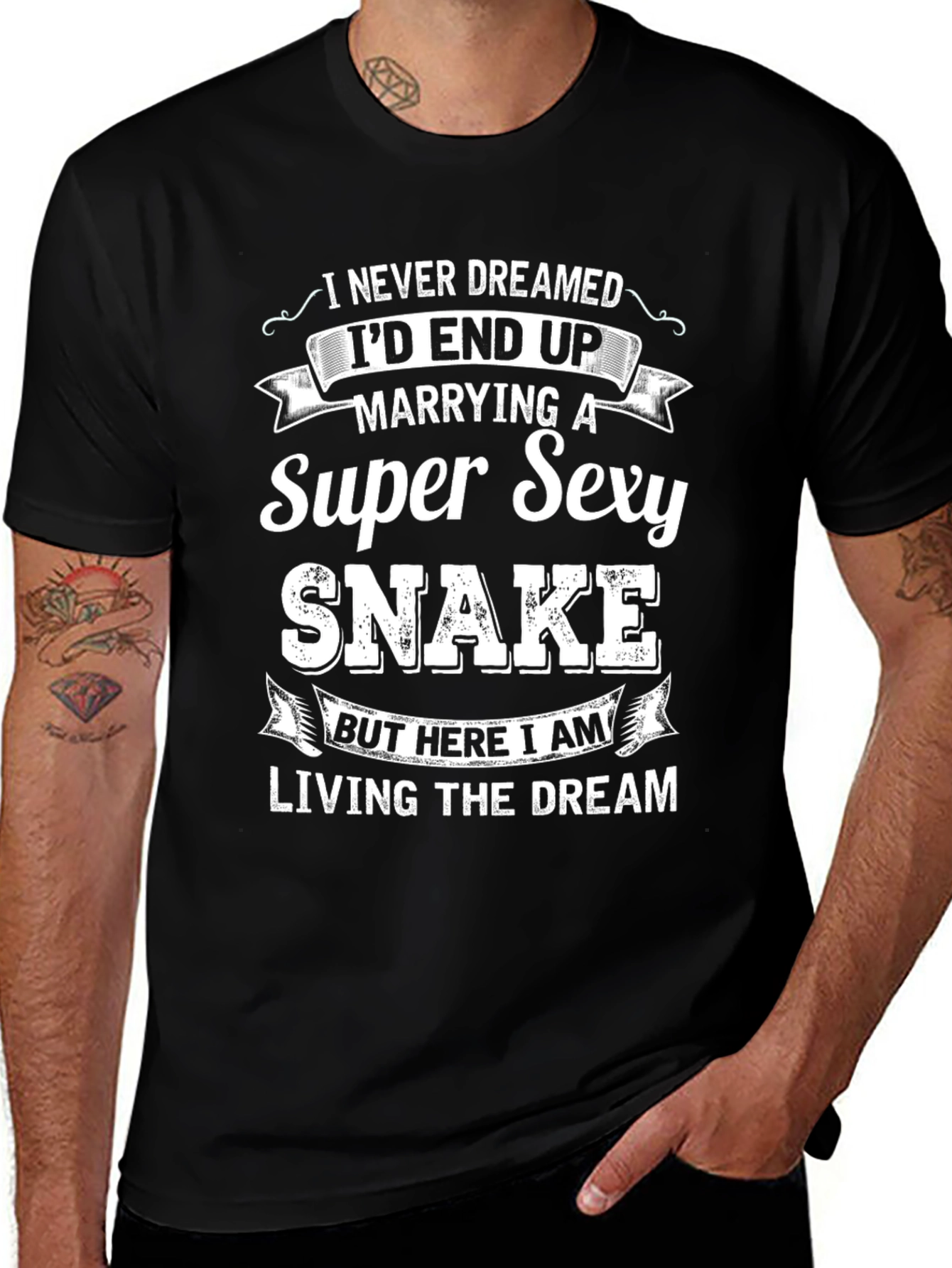 Variant 22 of Funny Super Sexy Snake T-Shirt - Novelty Gift