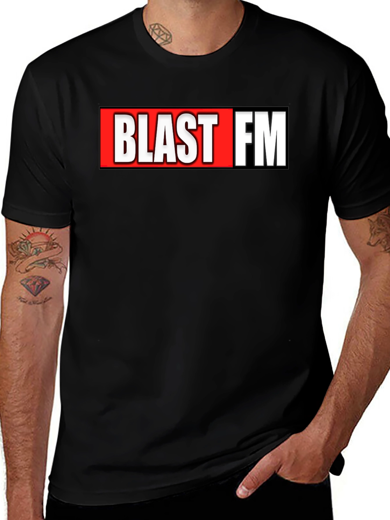Blast FM Graphic T-Shirt - Bold Radio Style Tee