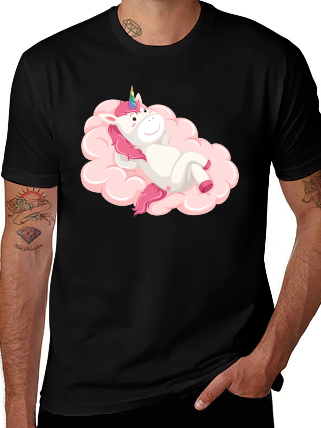 Variant 11 of Unicorn Cloud T-Shirt - Comfy Graphic Tee