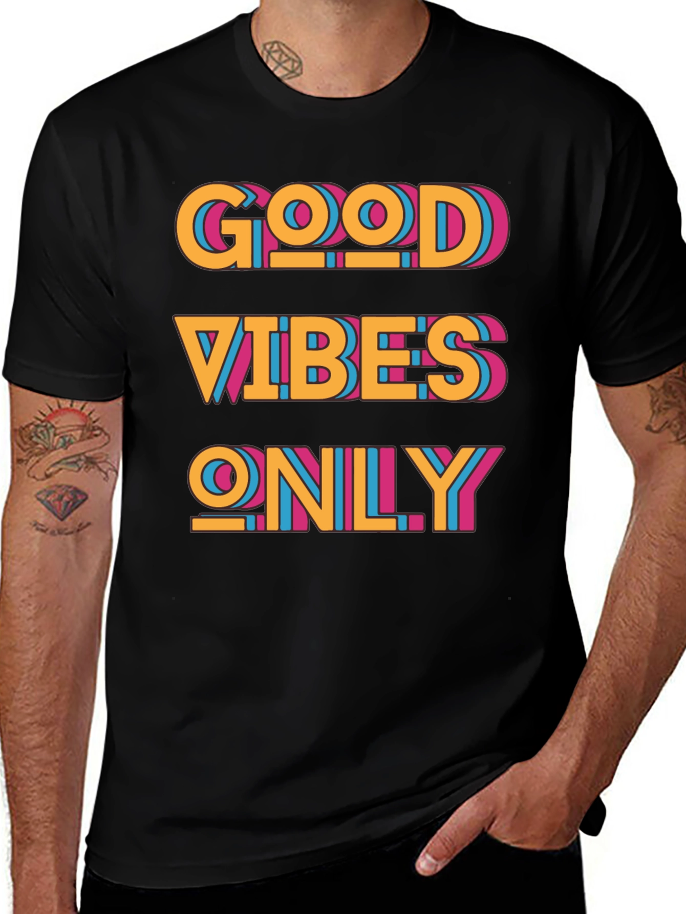 Variant 25 of Good Vibes Only Graphic Tee