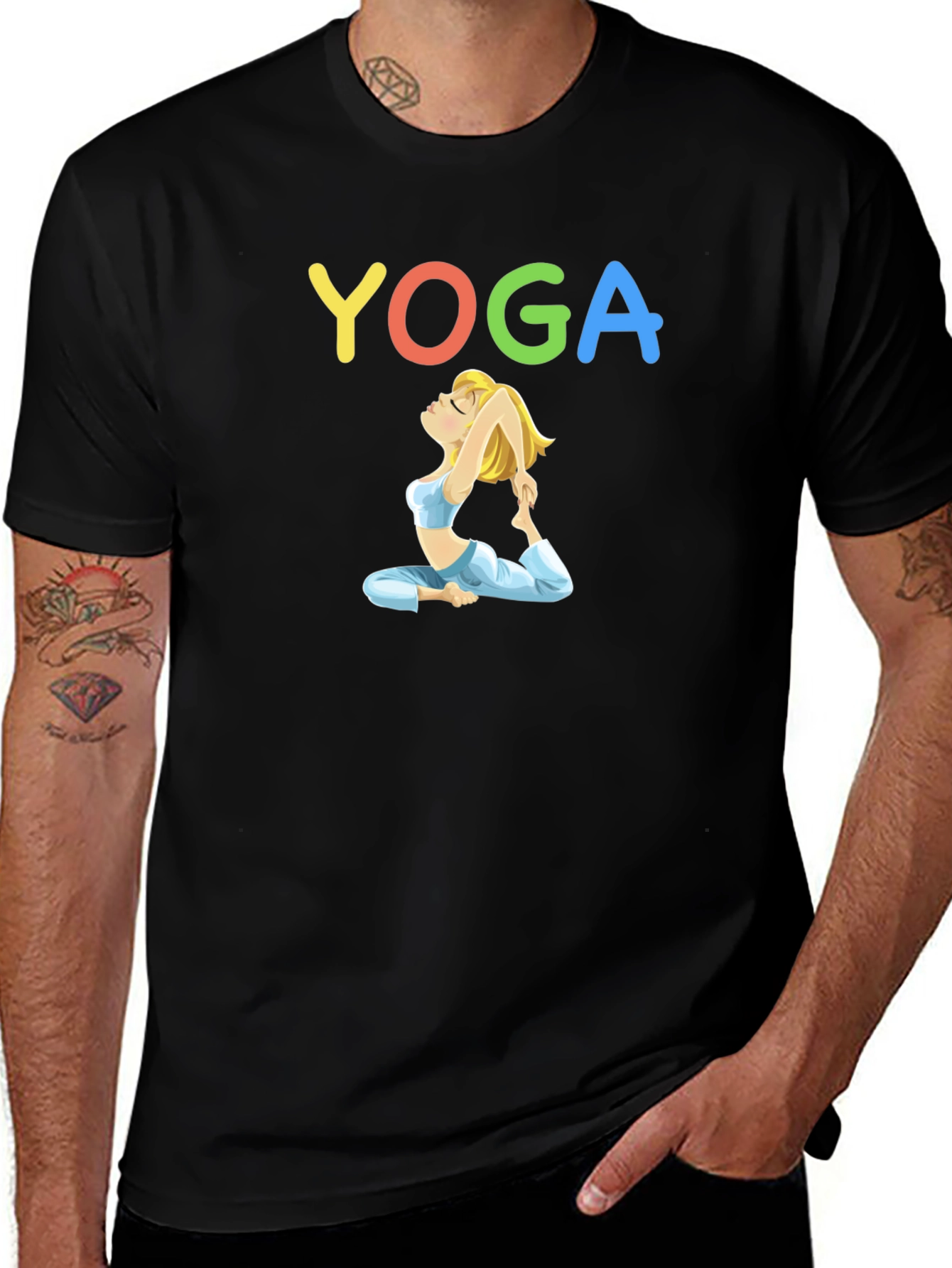 Variant 20 of Yoga Girl Black T-Shirt