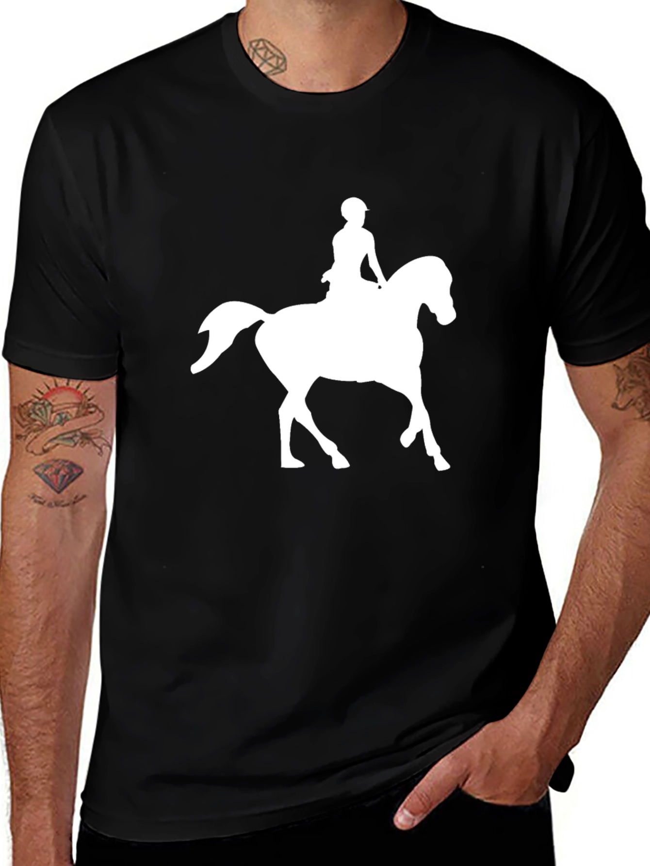 Variant 26 of Equestrian Horseback Riding Graphic Tee
