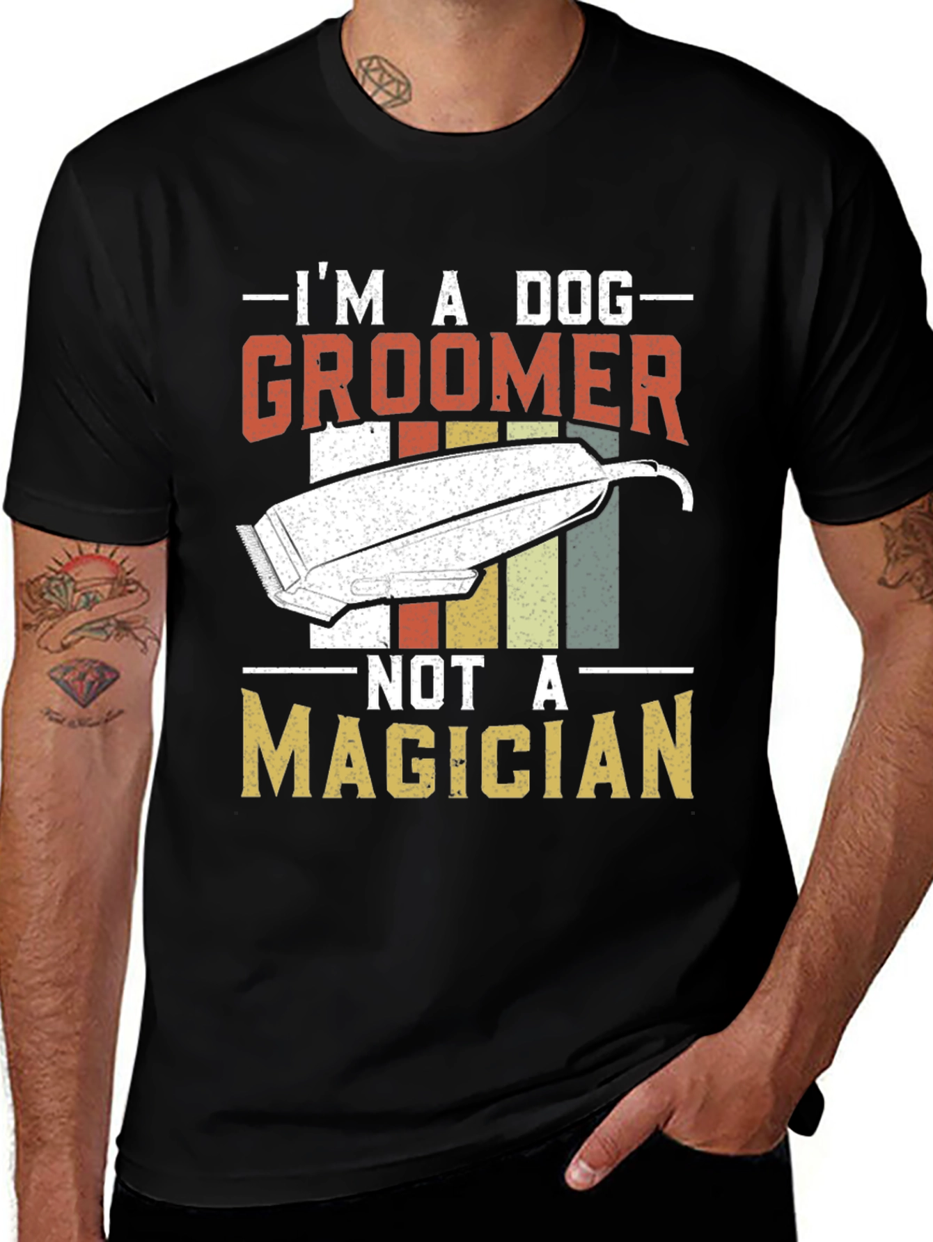 Variant 3 of I'm A Dog Groomer T-Shirt - Funny Pet Stylist Tee