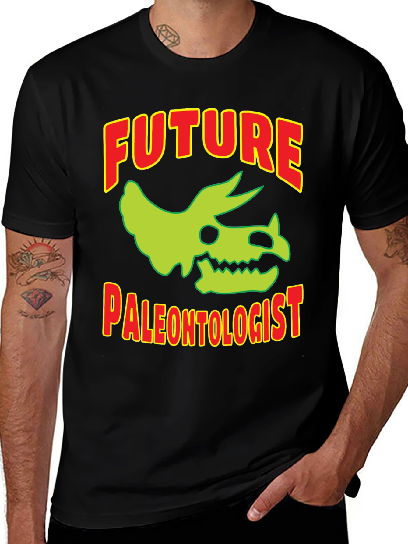 Variant 27 of Future Paleontologist Dinosaur Graphic T-Shirt