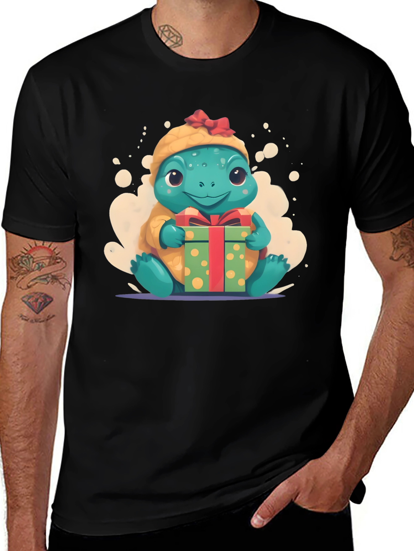 Variant 4 of Cute Turtle Gift Tee
