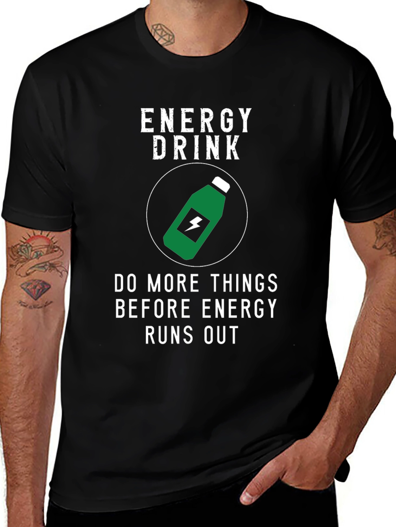 Variant 3 of Energy Drink T-Shirt - Do More Things - Funny Graphic Tee