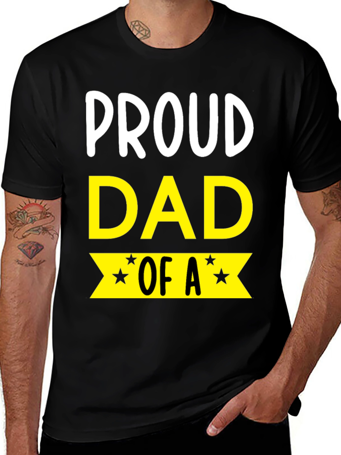 Variant 2 of Proud Dad Graphic T-Shirt