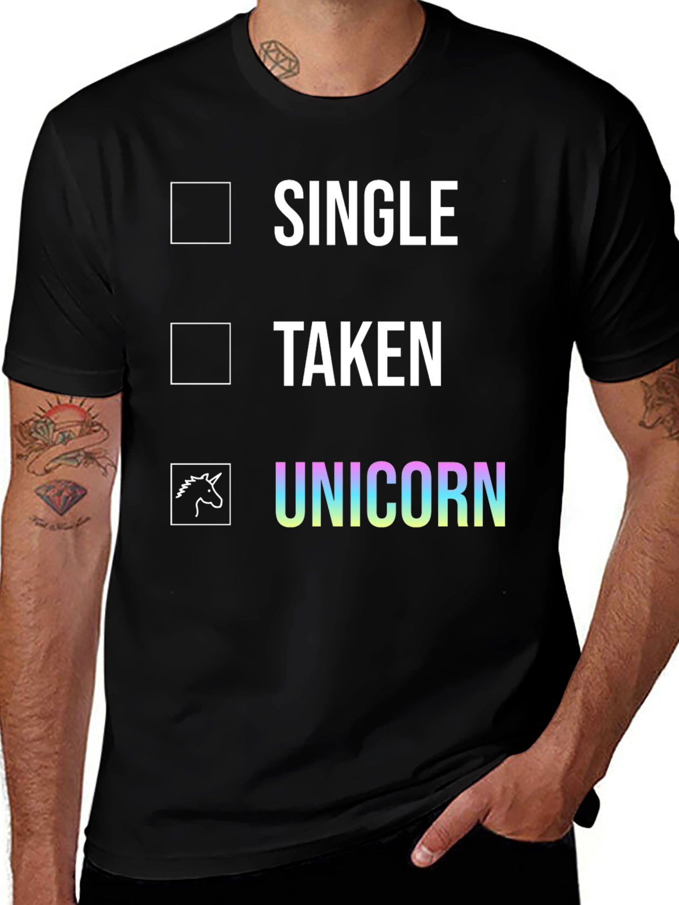 Unicorn Choice T-Shirt - Single Taken Unicorn Tee