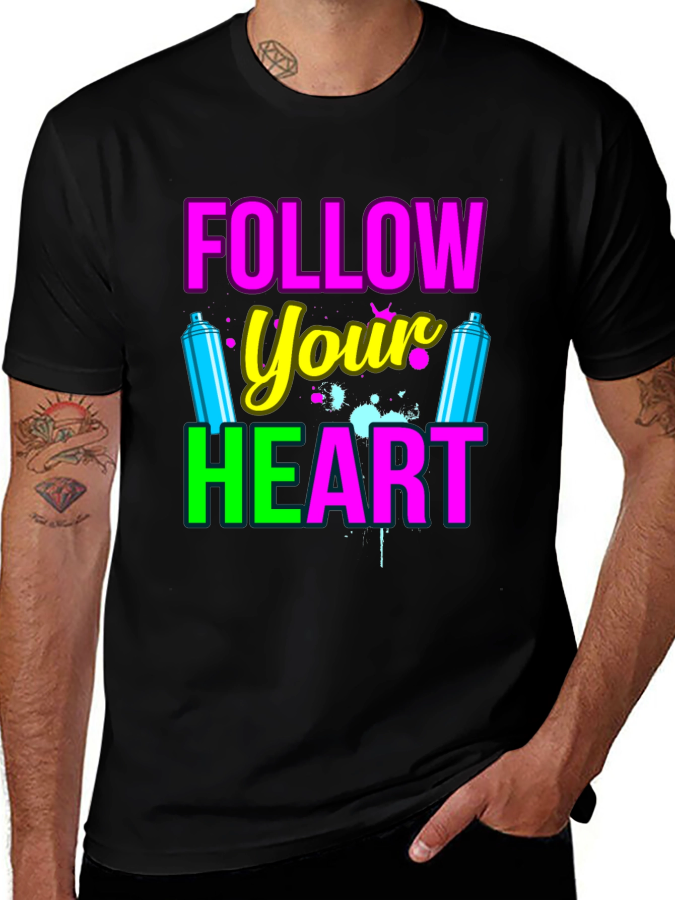 Follow Your Heart Graffiti T-Shirt