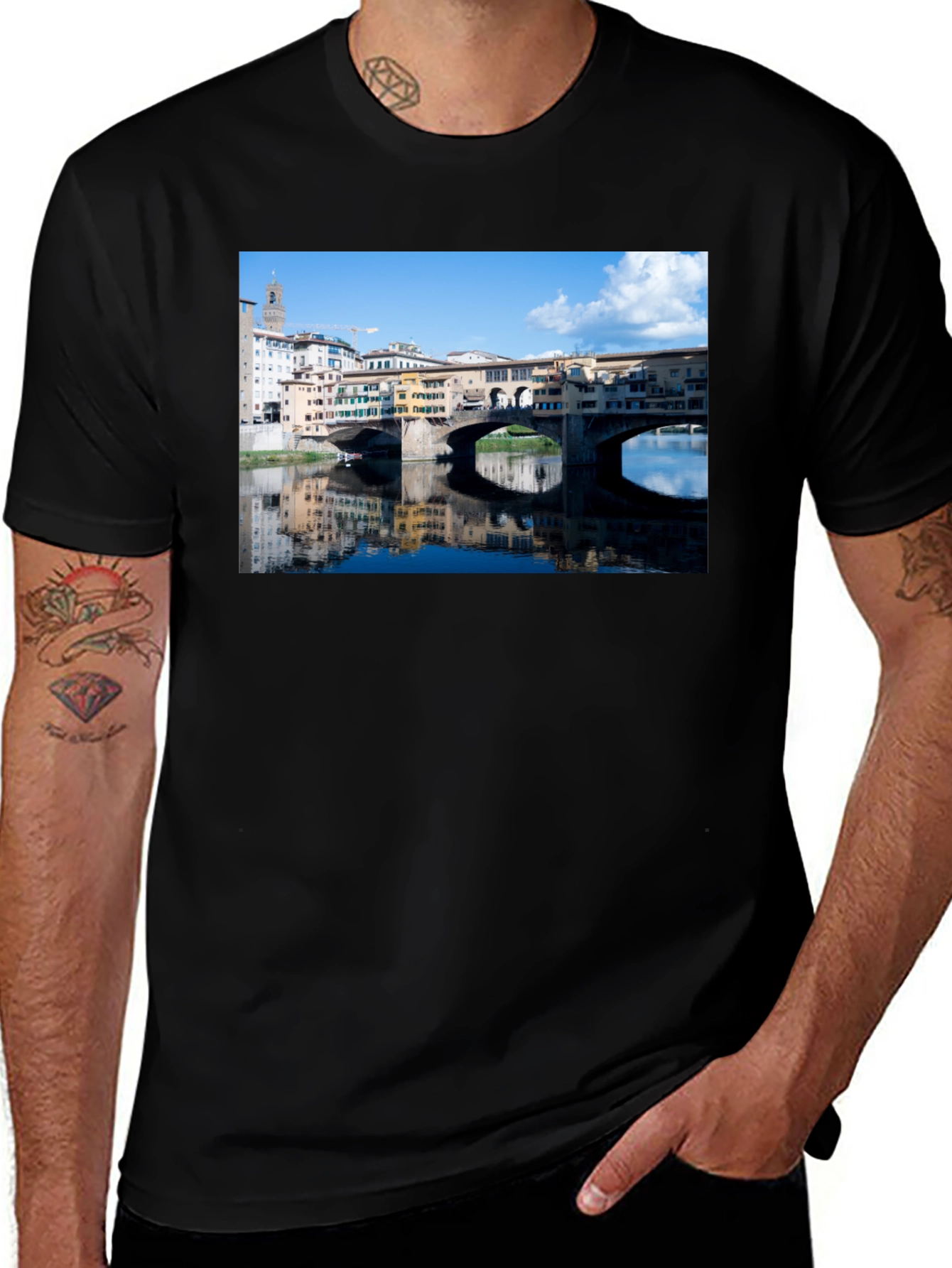 Ponte Vecchio T-Shirt - Italy Landmark Tee
