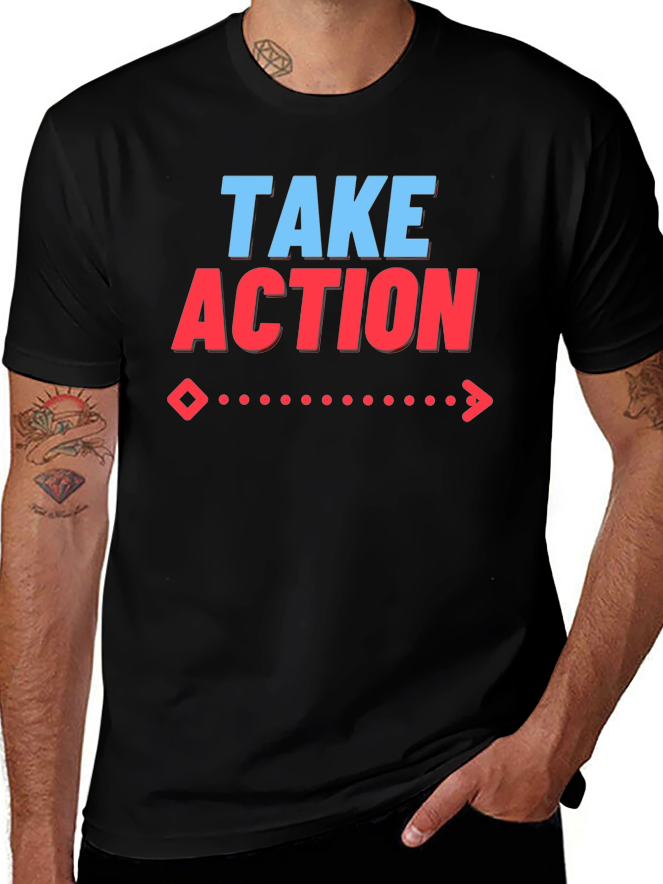 Take Action Graphic T-Shirt | Motivational Tee