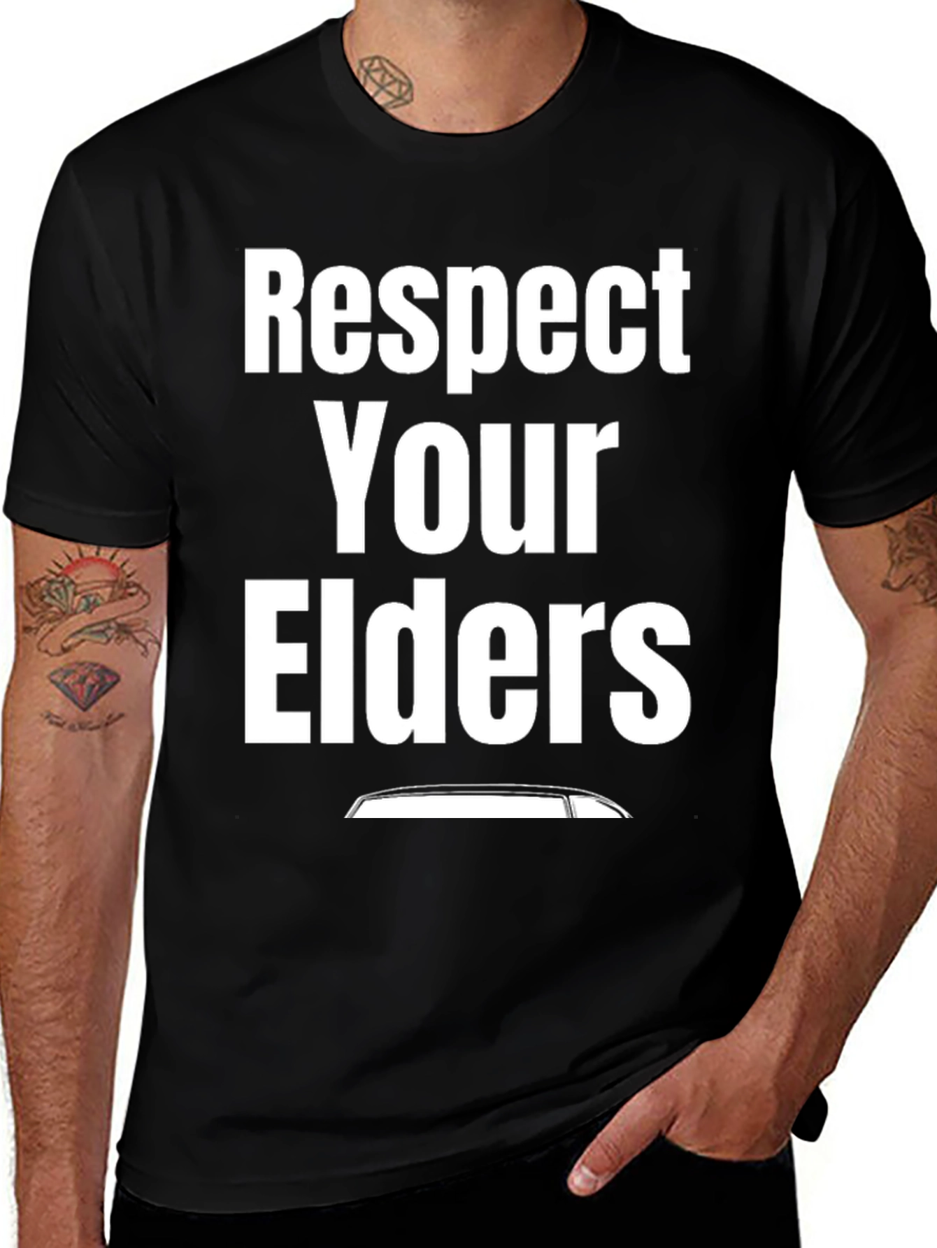 Variant 5 of Respect Your Elders Tee