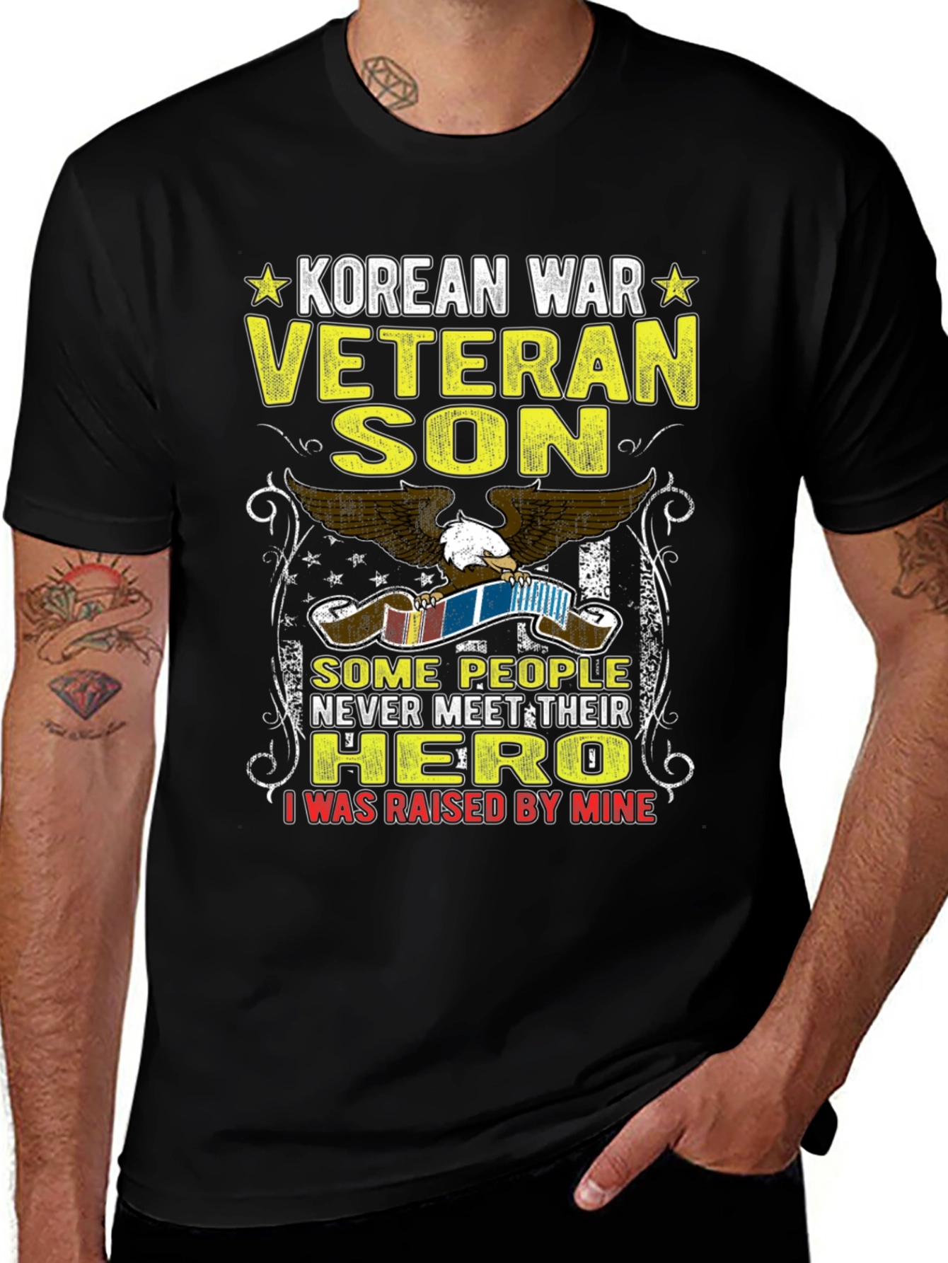 Korean War Veteran Son Graphic T-Shirt