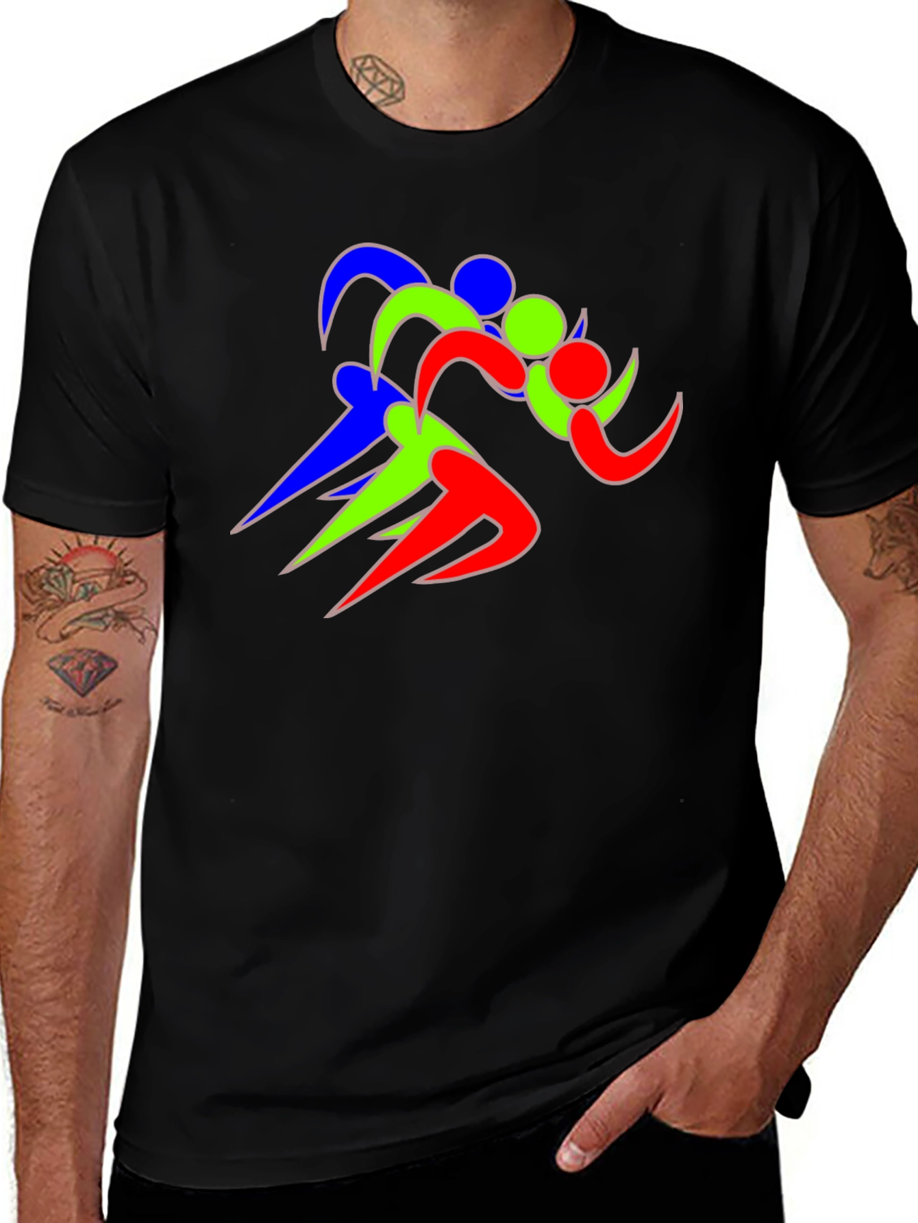 Variant 23 of Bold Graphic Running Tee
