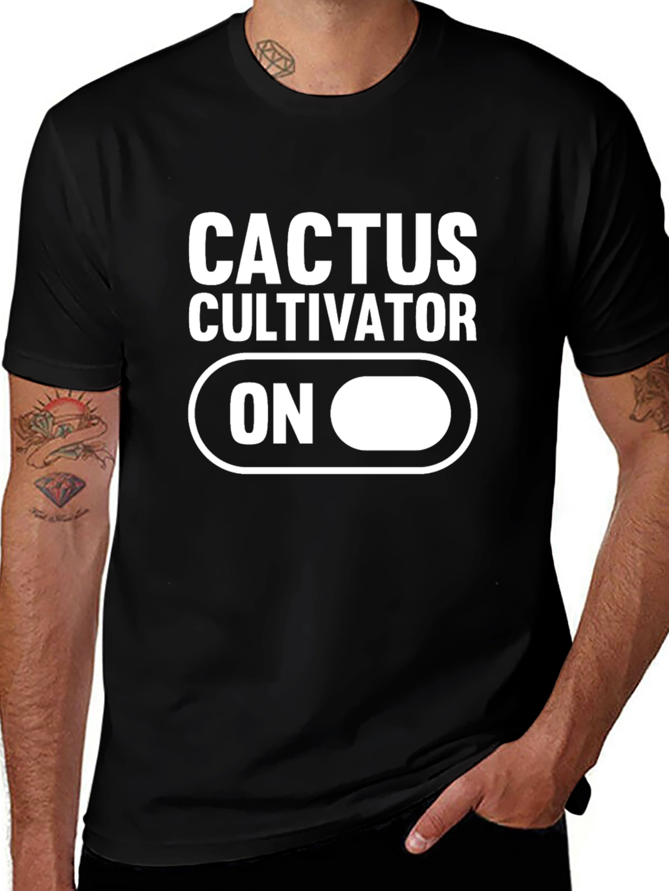 Variant 29 of Cactus Cultivator ON T-Shirt - Novelty Tee