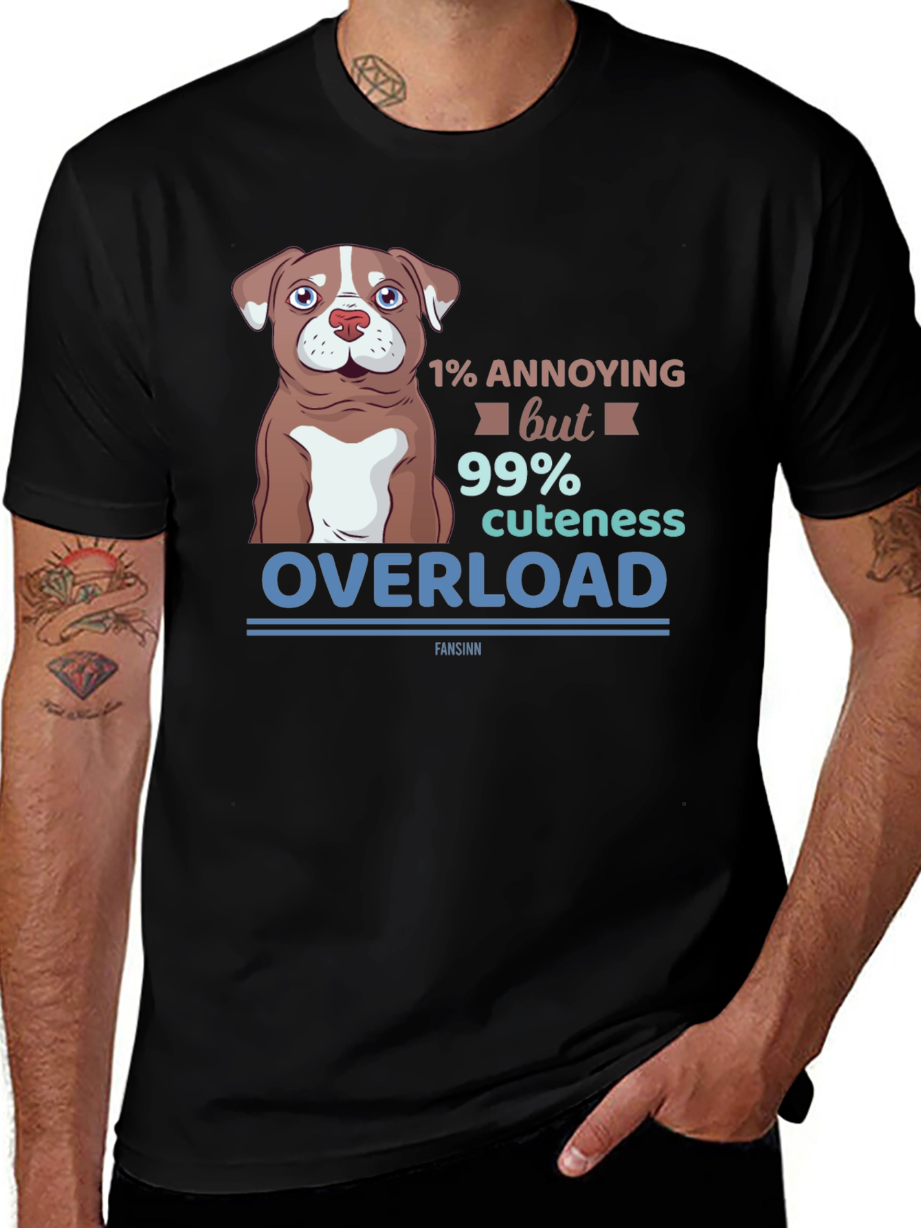 Variant 28 of Annoying Cuteness Overload Dog Graphic T-Shirt