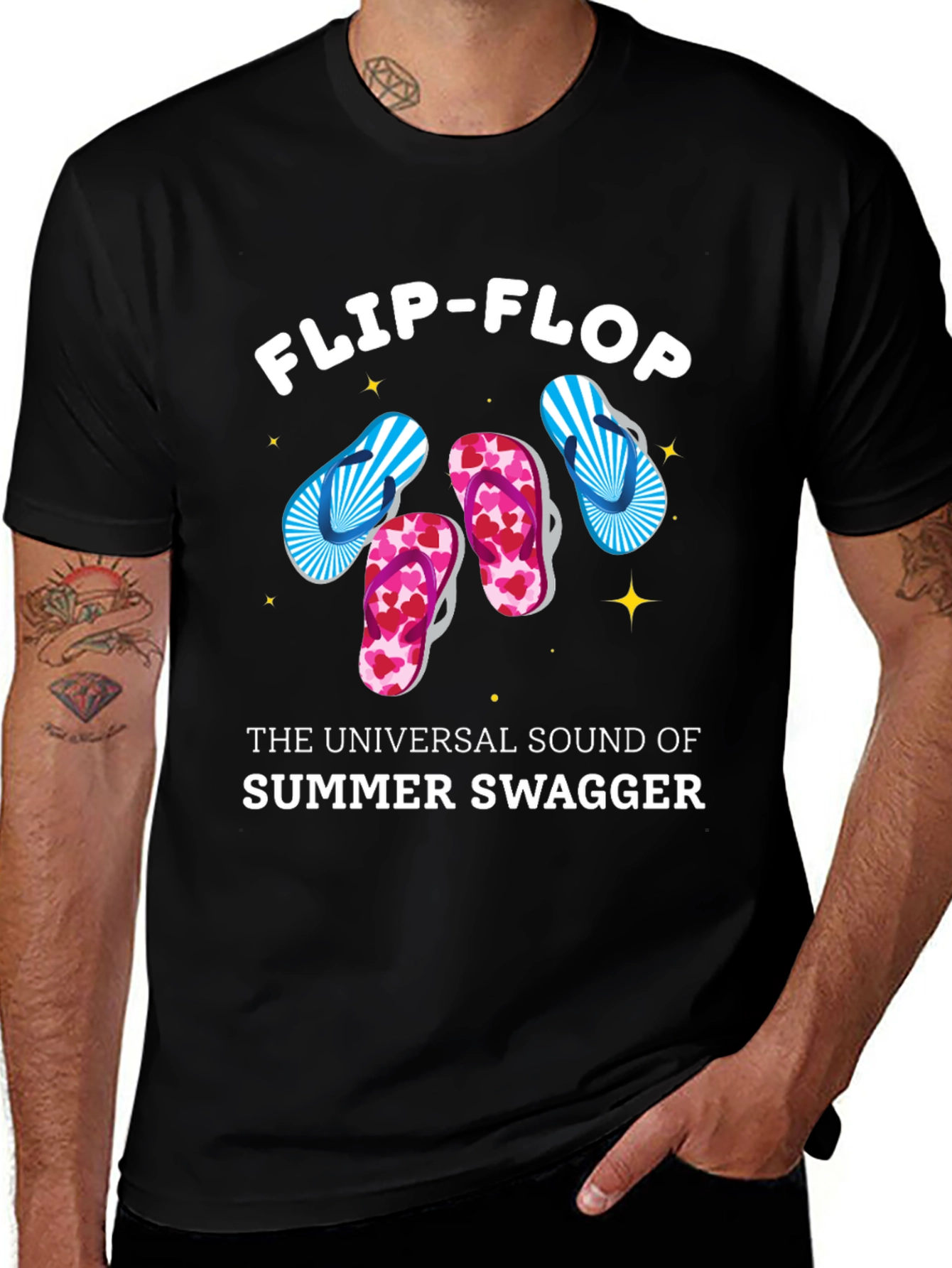 Variant 9 of Flip-Flop Summer Swagger Graphic Tee