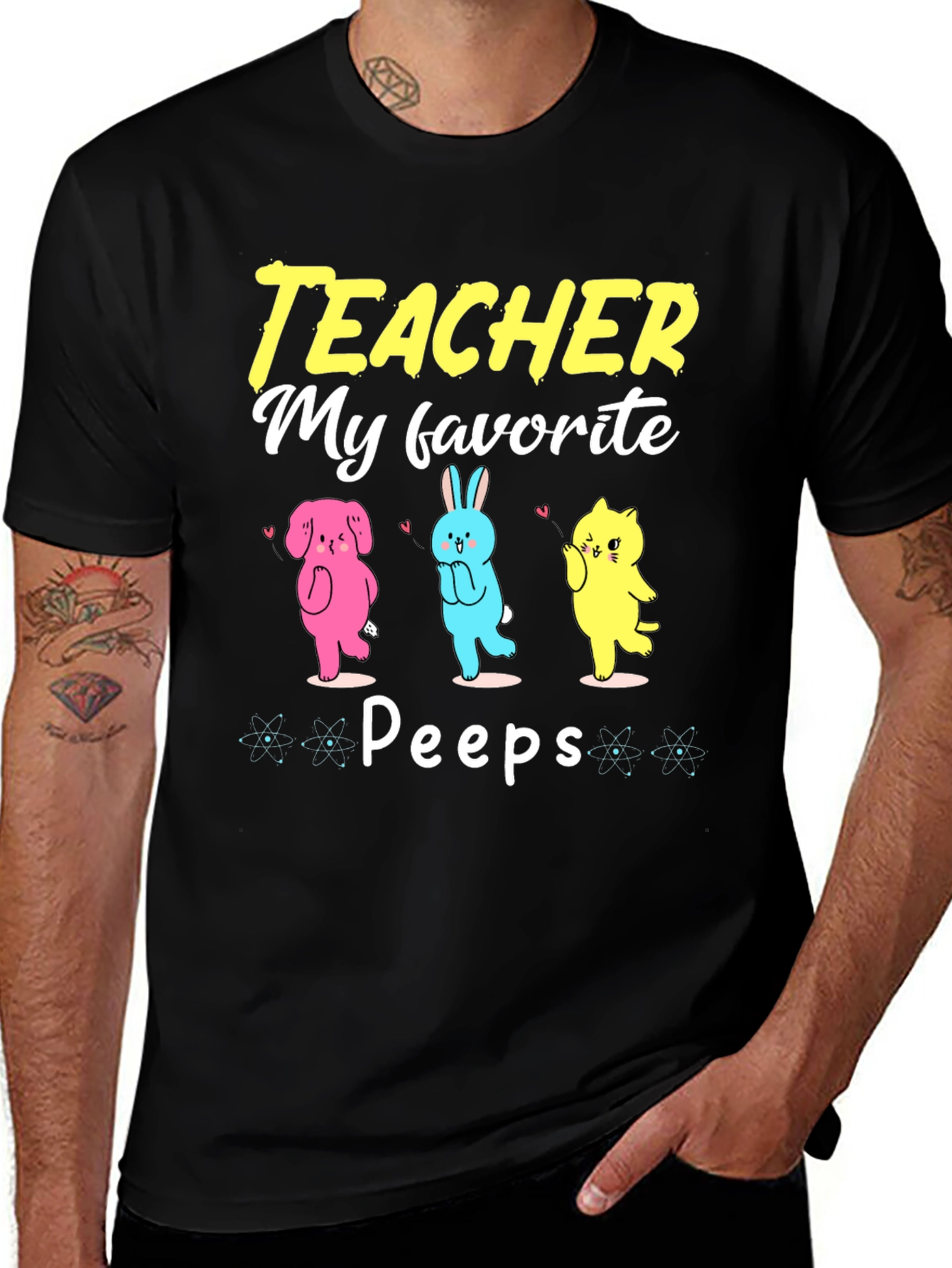 Variant 22 of Teacher Easter Peeps Graphic T-Shirt