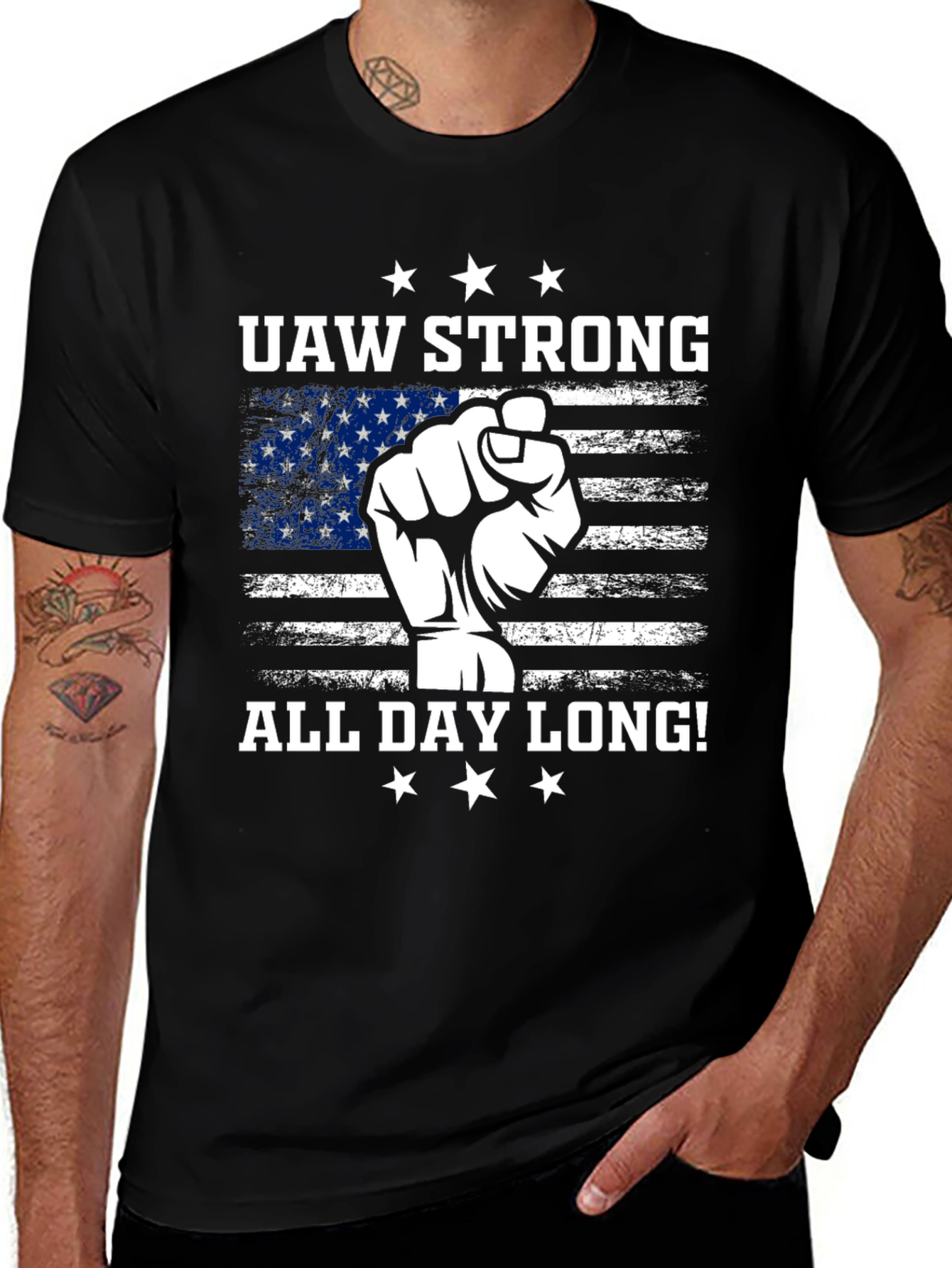 UAW Strong All Day Long T-Shirt