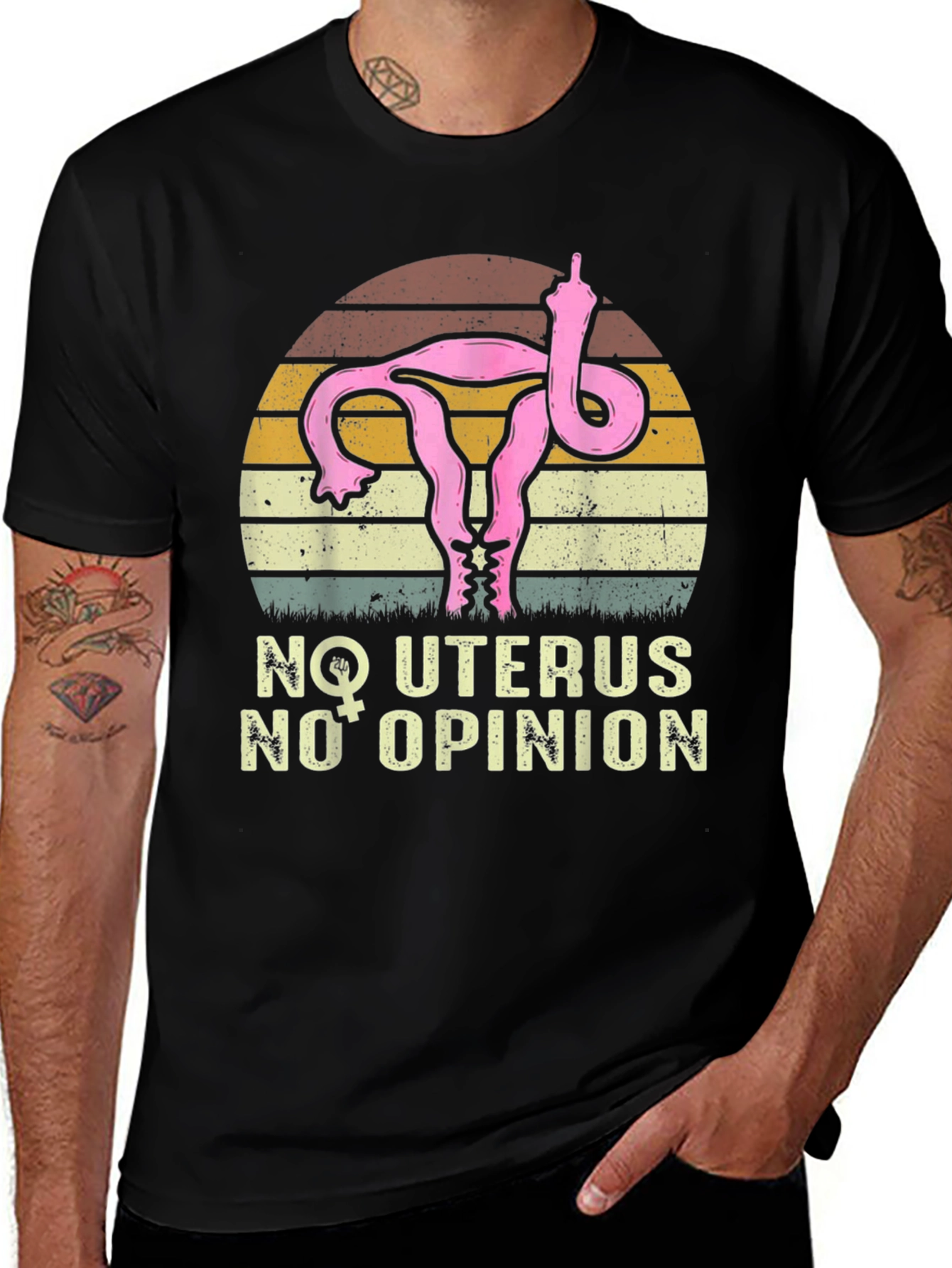 No Uterus No Opinion Graphic Tee