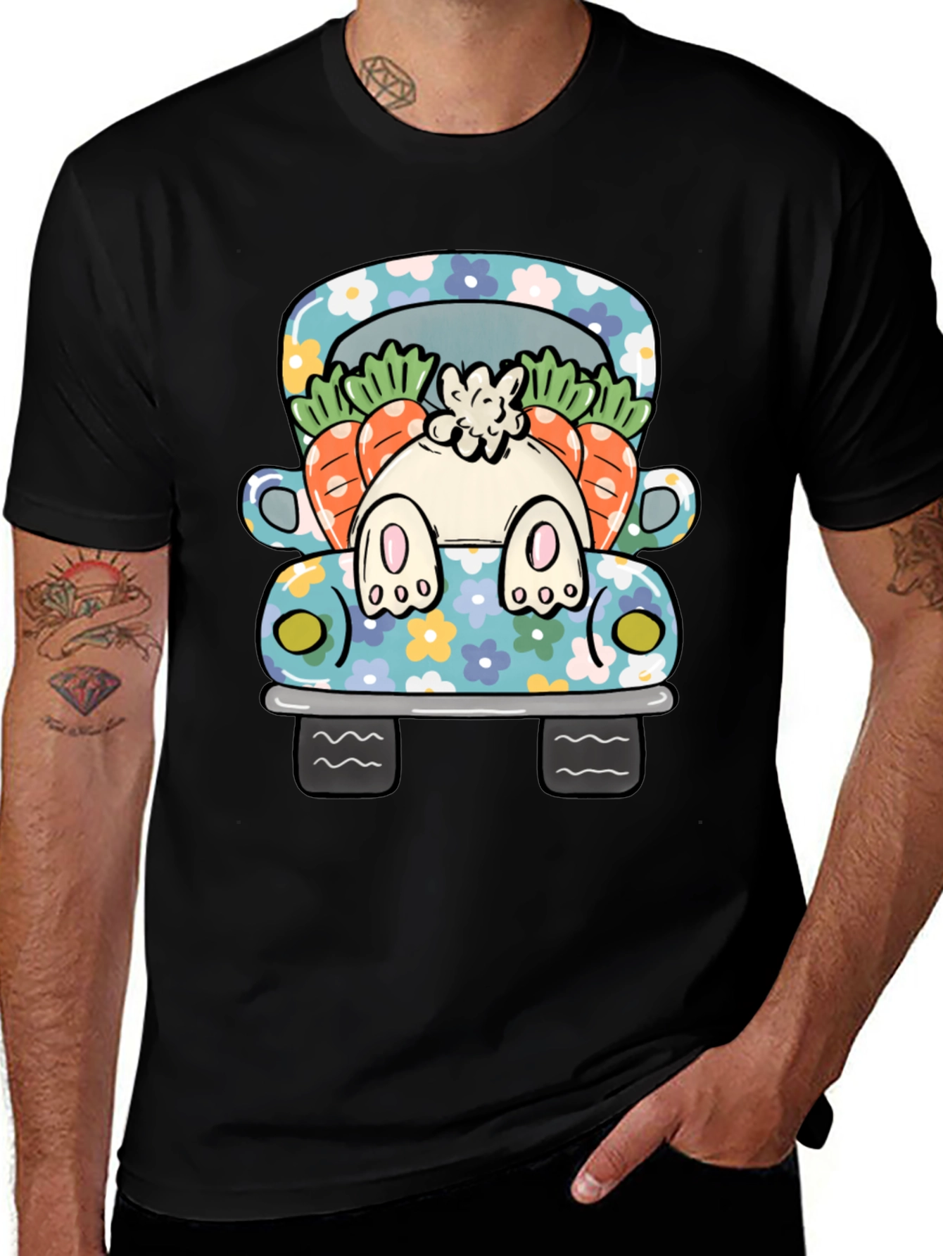 Easter Bunny Truck T-Shirt