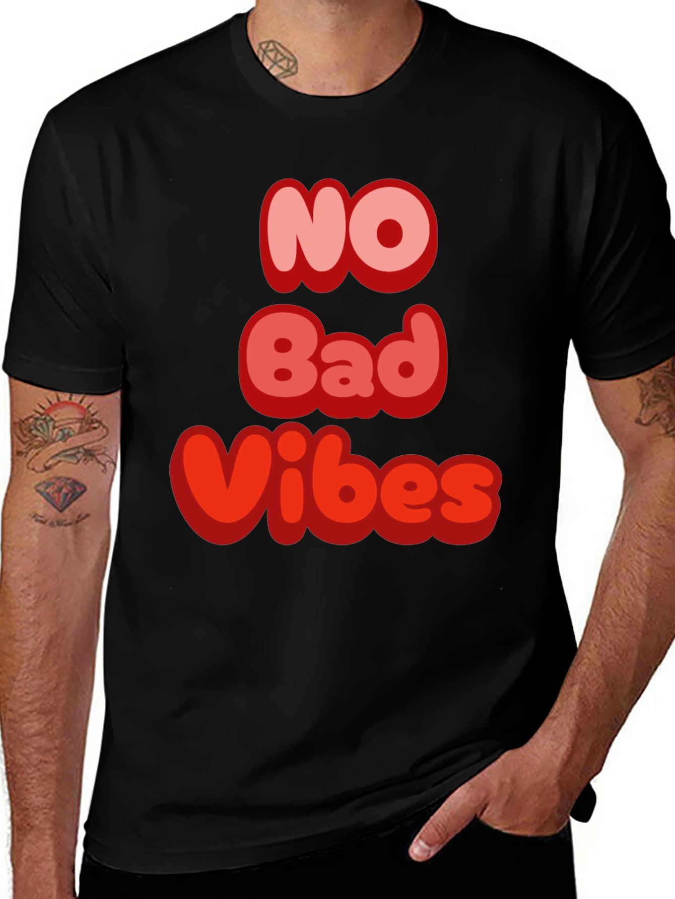 Variant 9 of No Bad Vibes Graphic T-Shirt