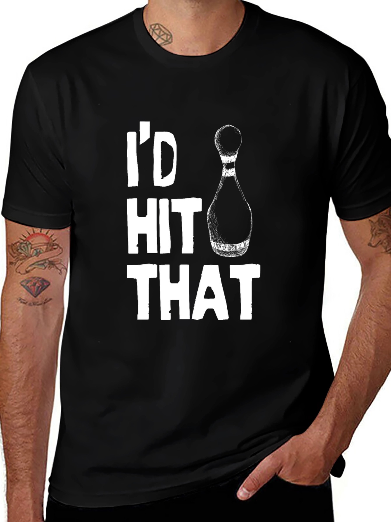 Variant 8 of I'd Hit That Bowling T-Shirt
