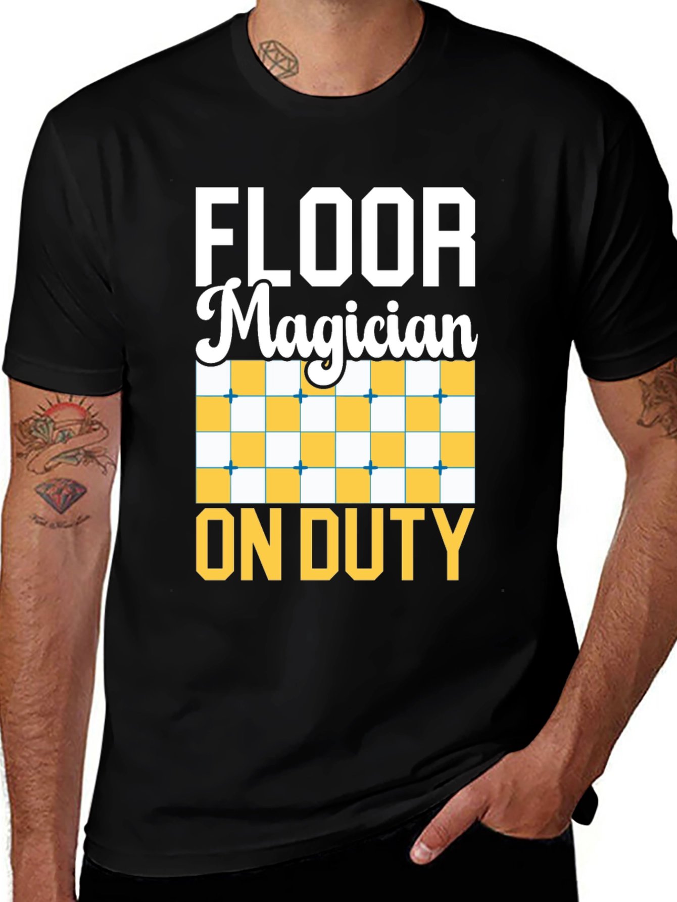 Floor Magician On Duty Graphic Tee