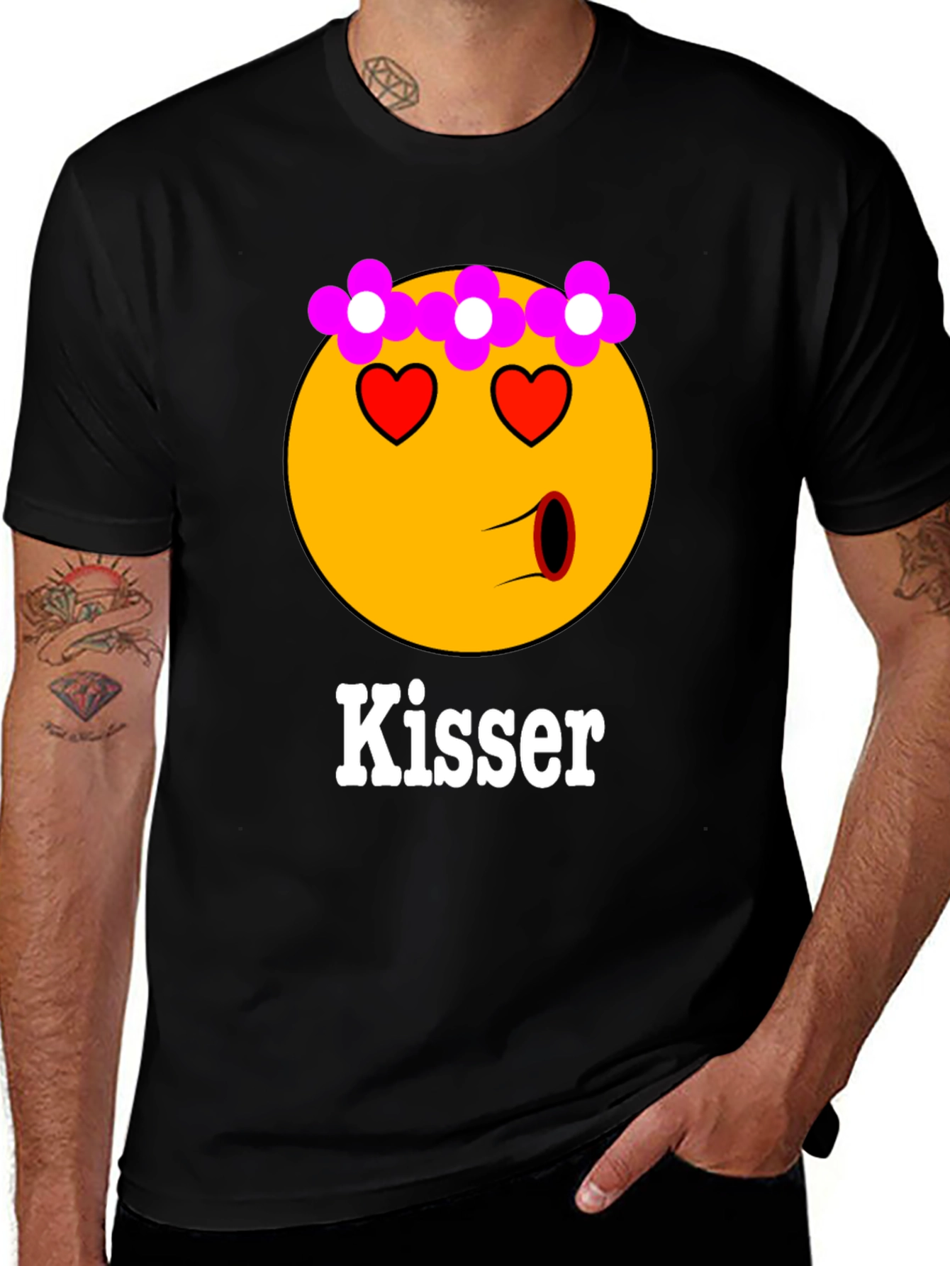 Variant 20 of Kisser Emoji Graphic T-Shirt