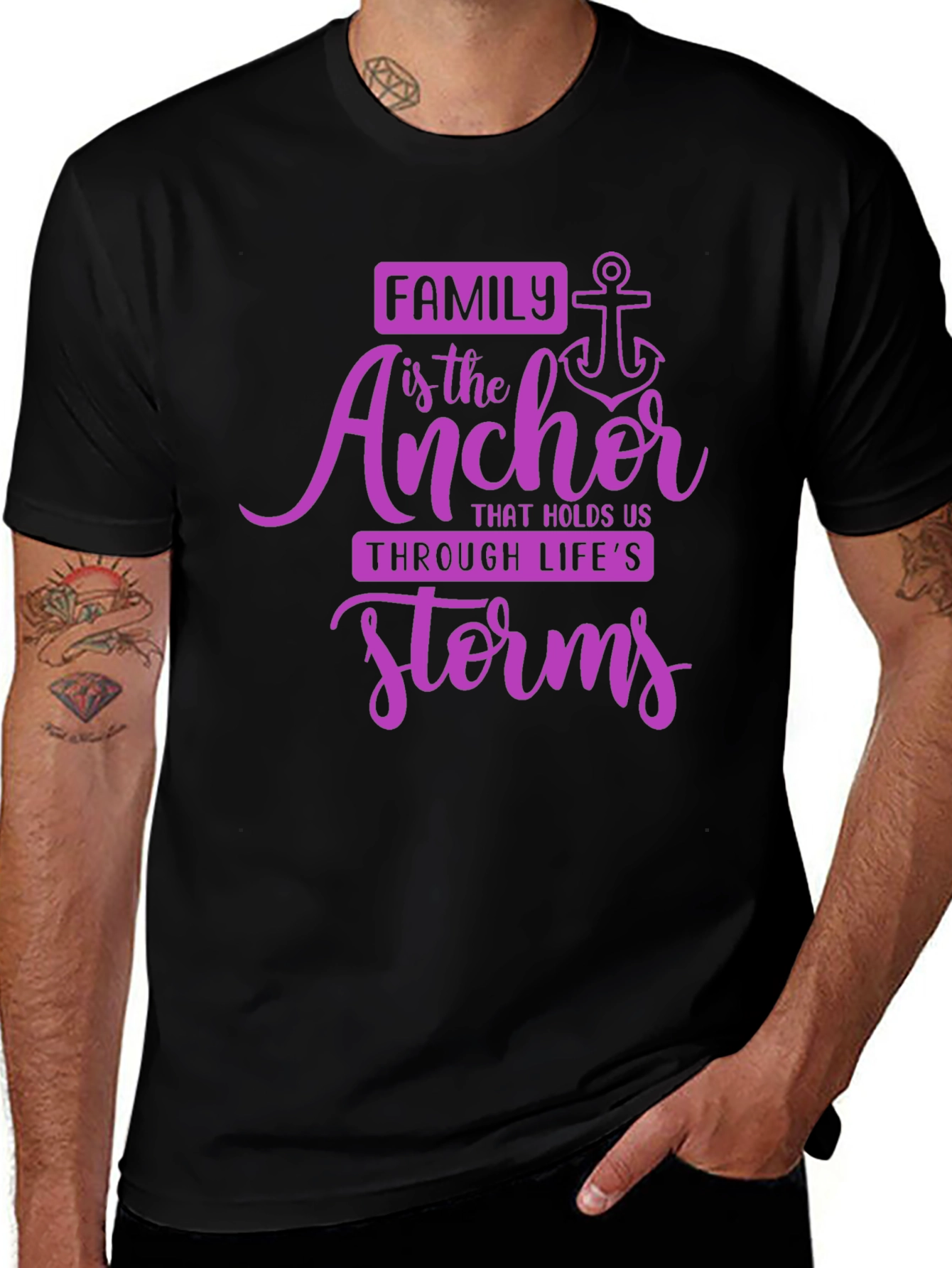 Variant 23 of Family Anchor Graphic T-Shirt