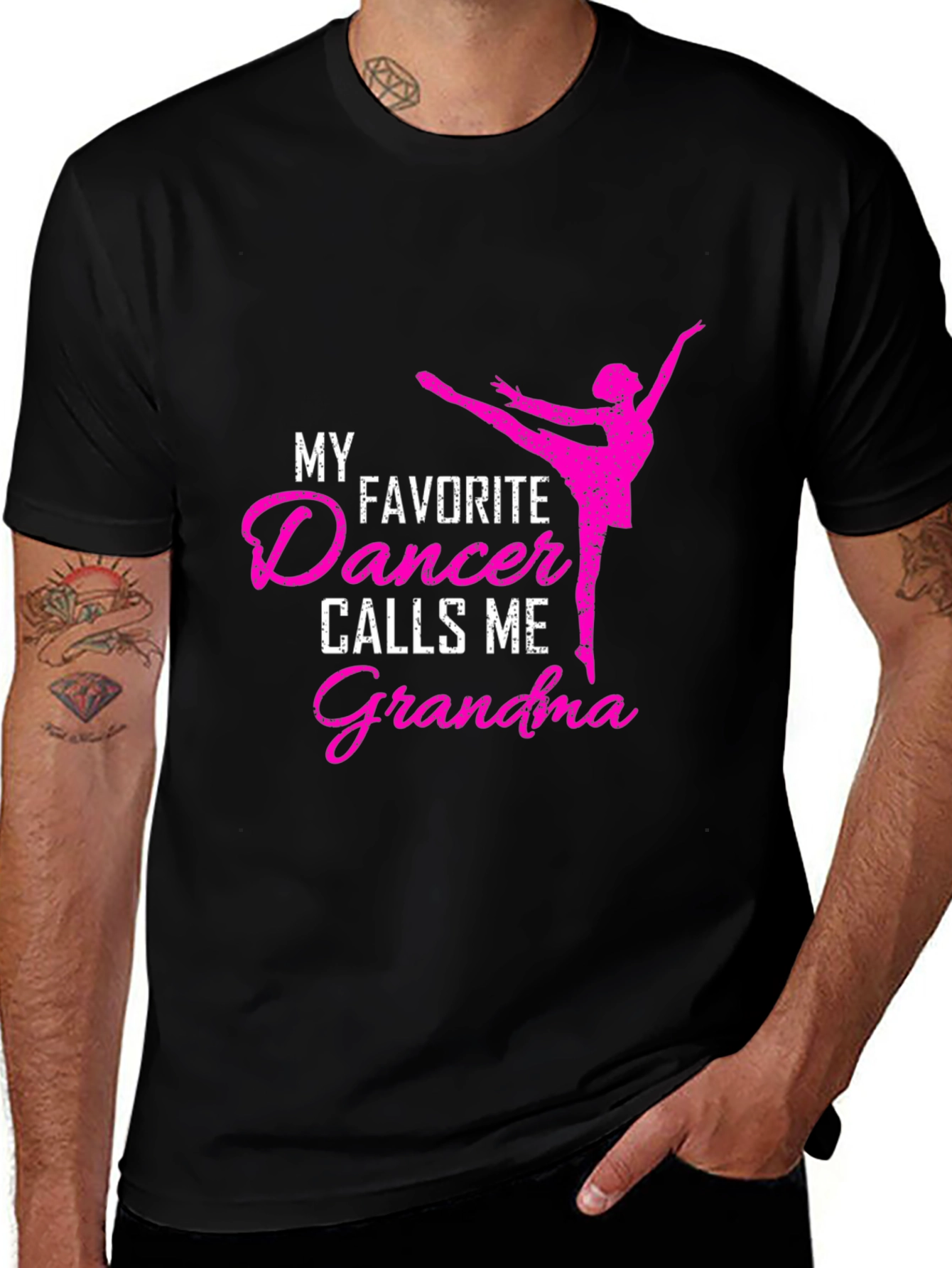 Variant 14 of Dancer Grandma T-Shirt - My Favorite Dancer Calls Me Grandma