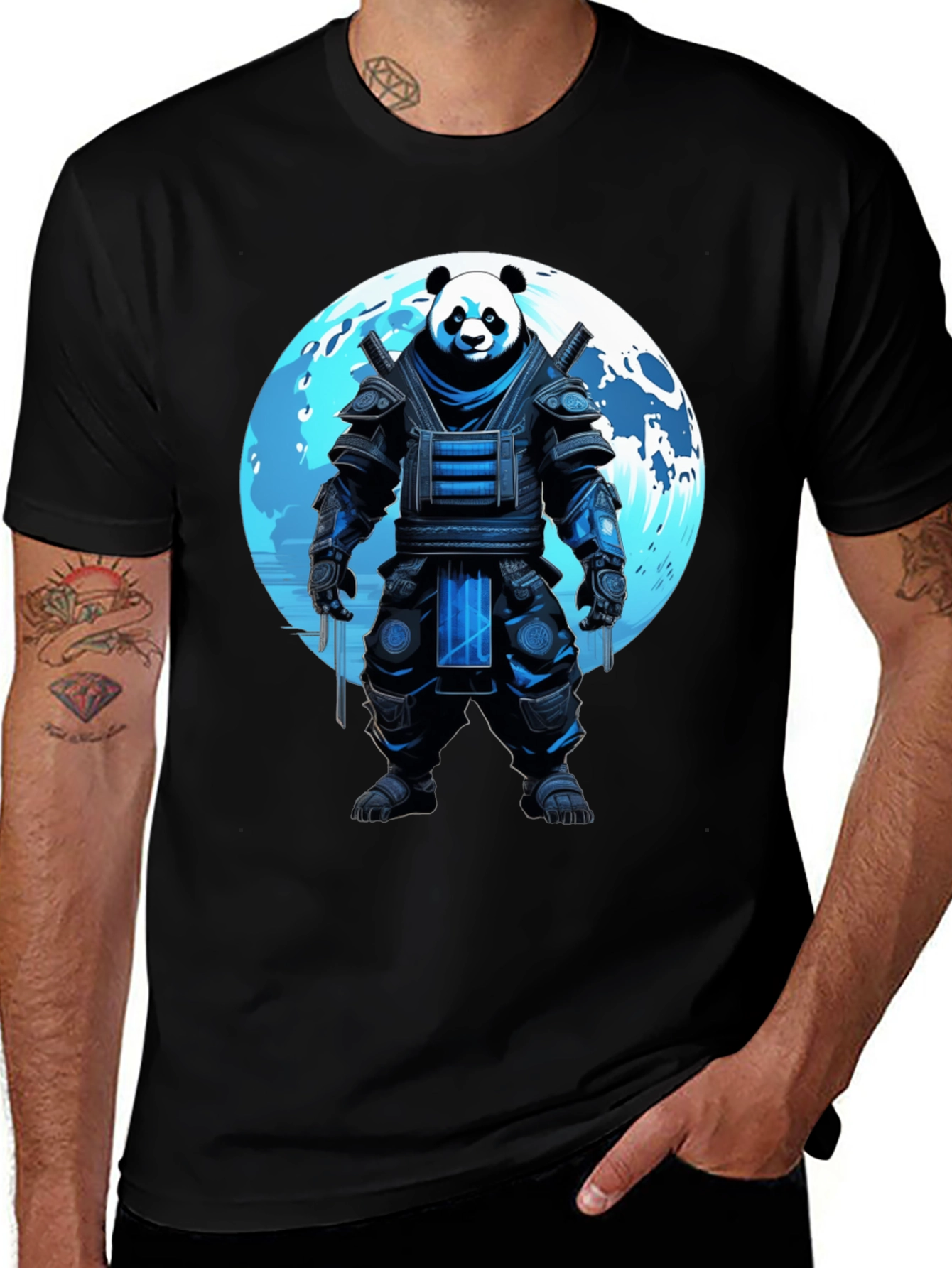 Variant 29 of Samurai Panda Graphic Tee