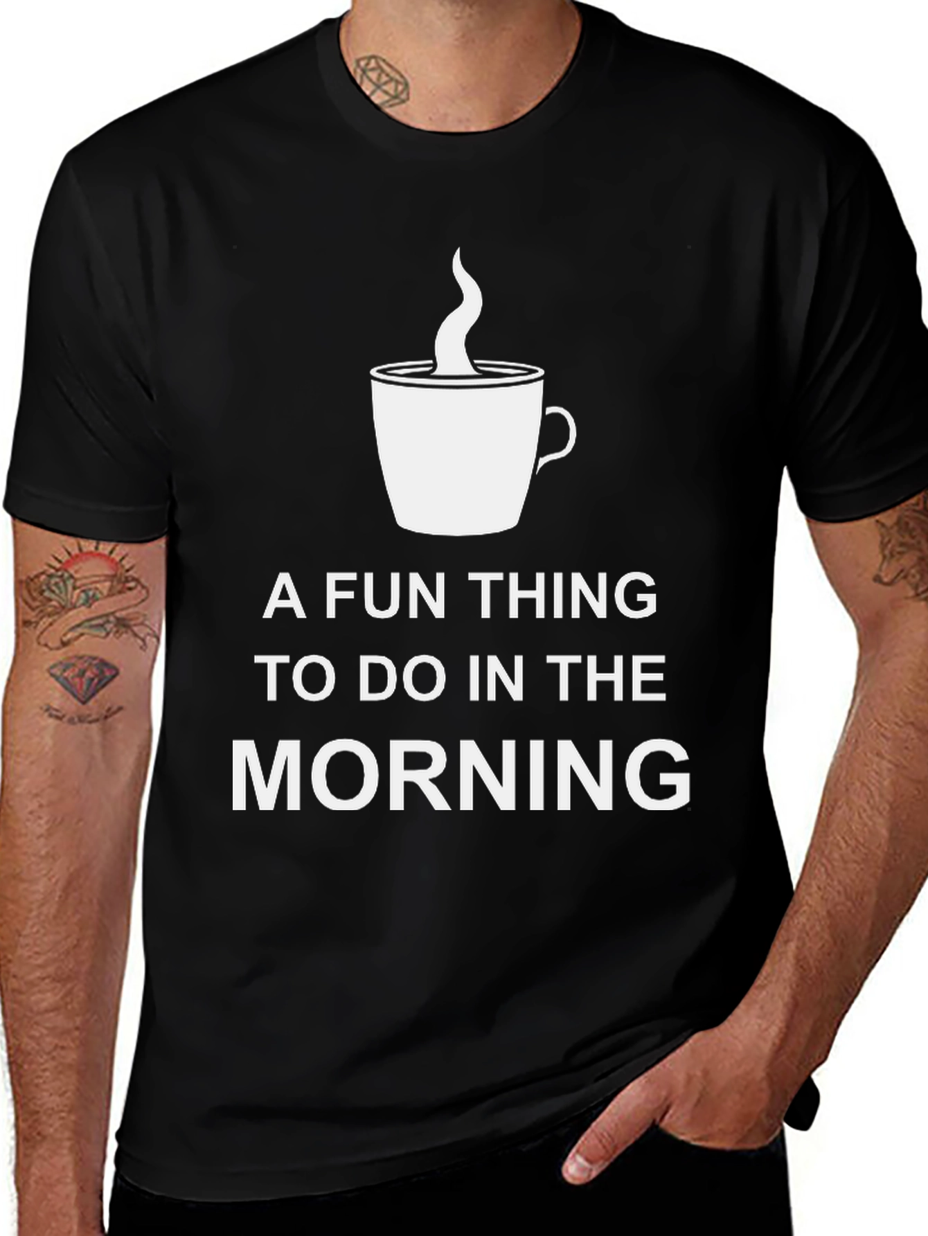 Variant 2 of Fun Morning Coffee T-Shirt
