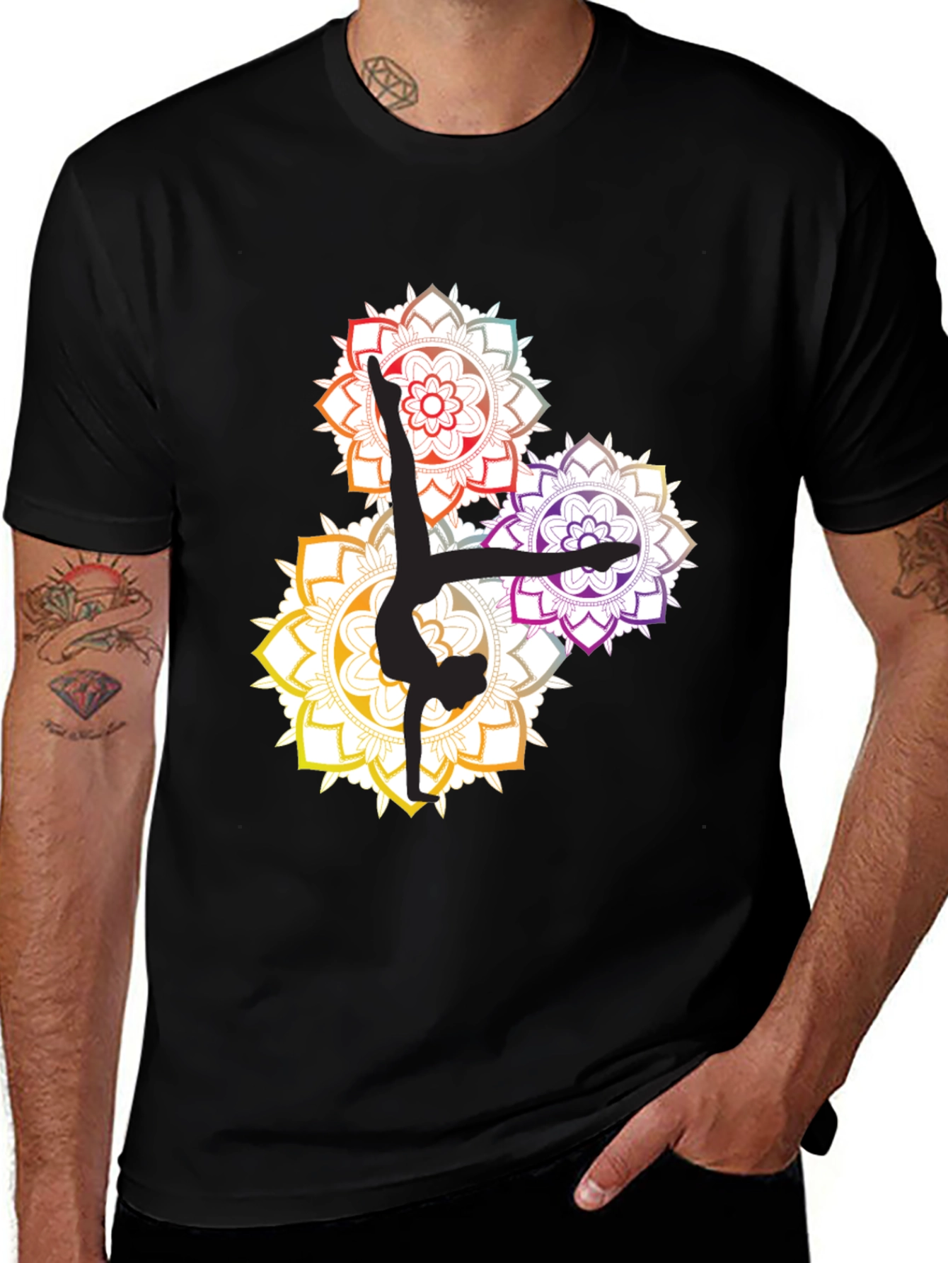 Variant 22 of Yoga Mandala T-Shirt