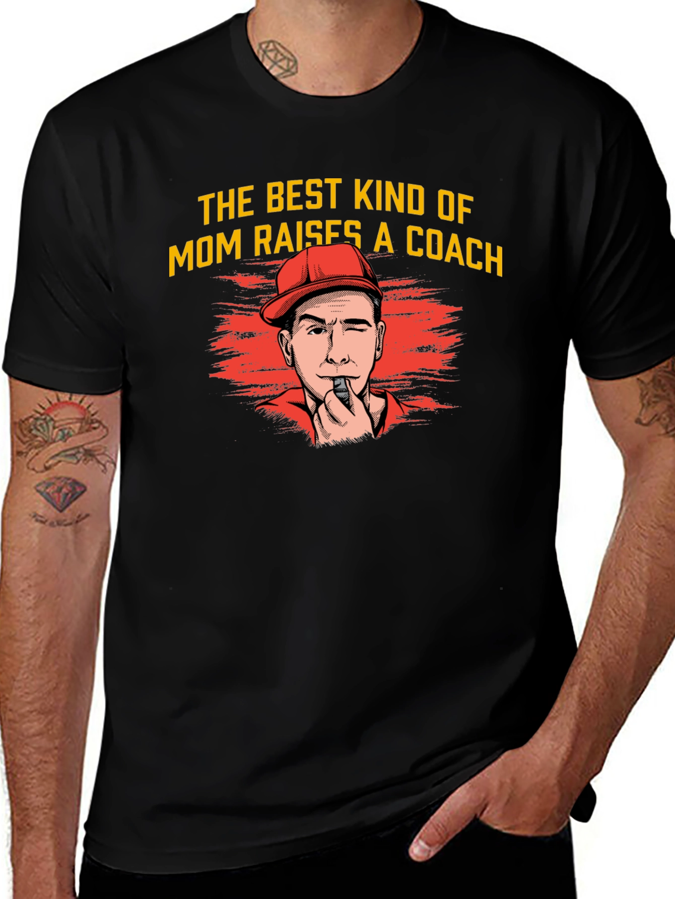 Black Best Mom Raises a Coach T-Shirt main image
