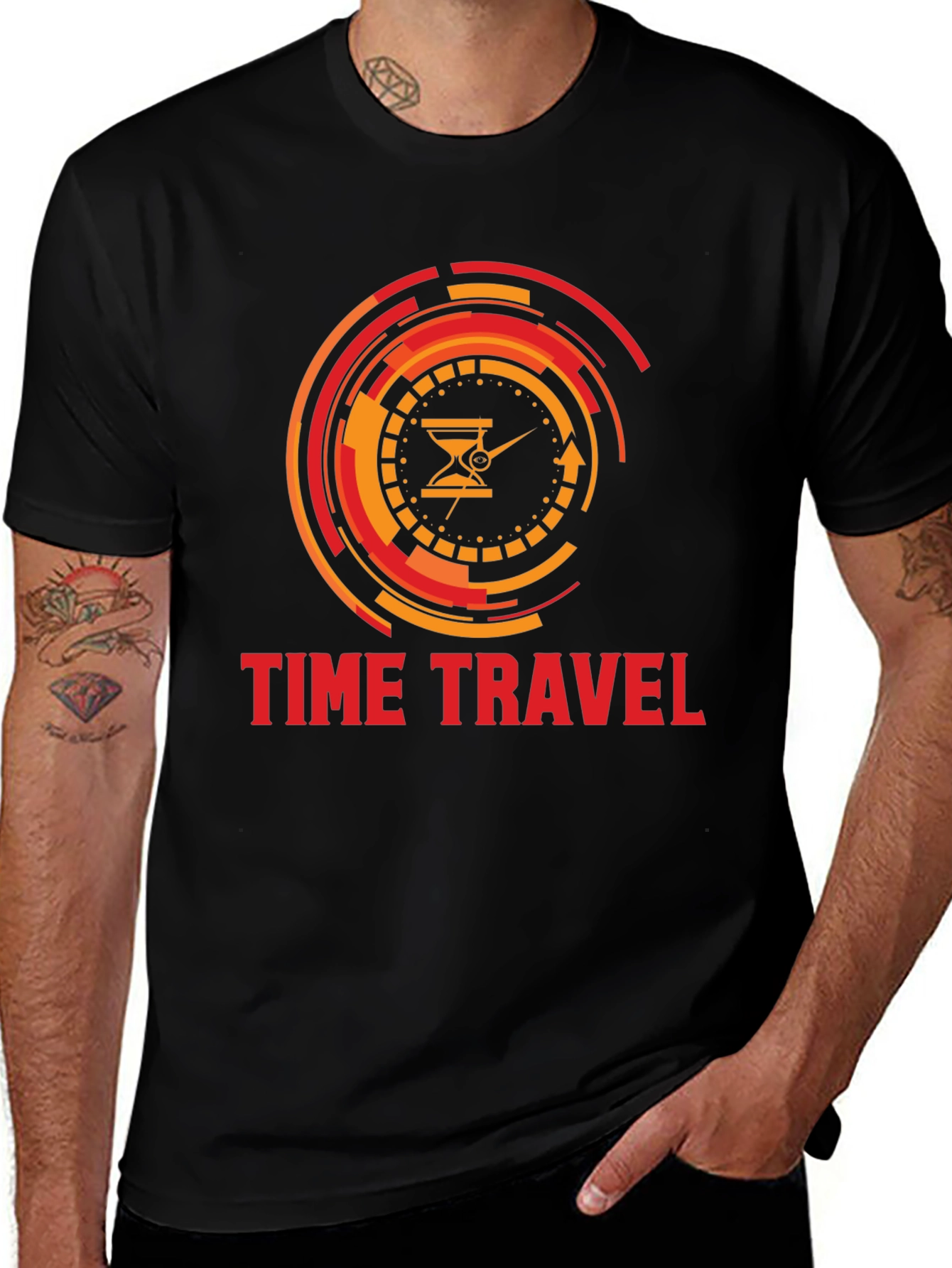 Variant 9 of Time Travel T-Shirt - Unique Sci-Fi Graphic Tee