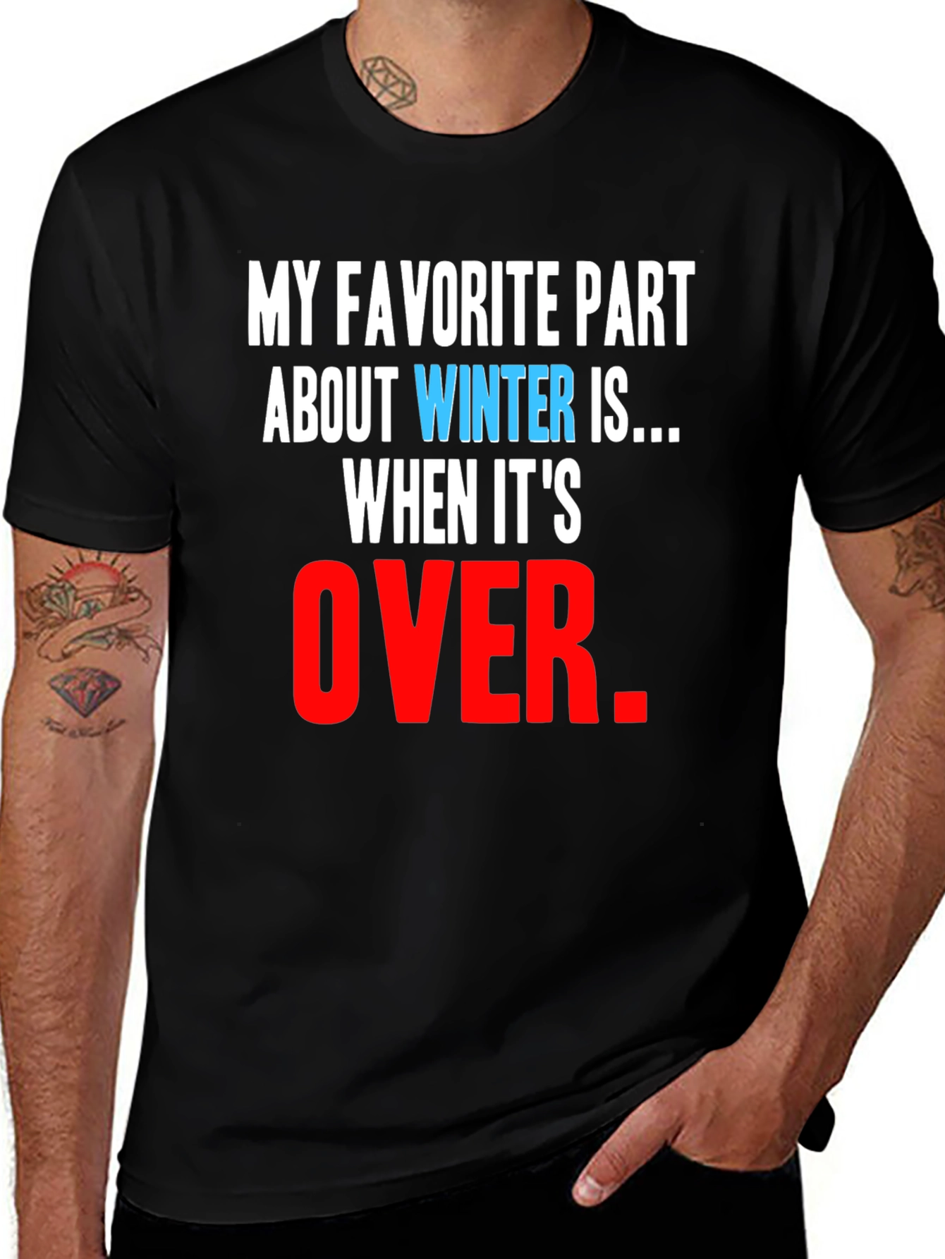 Variant 29 of Funny Winter's Over T-Shirt