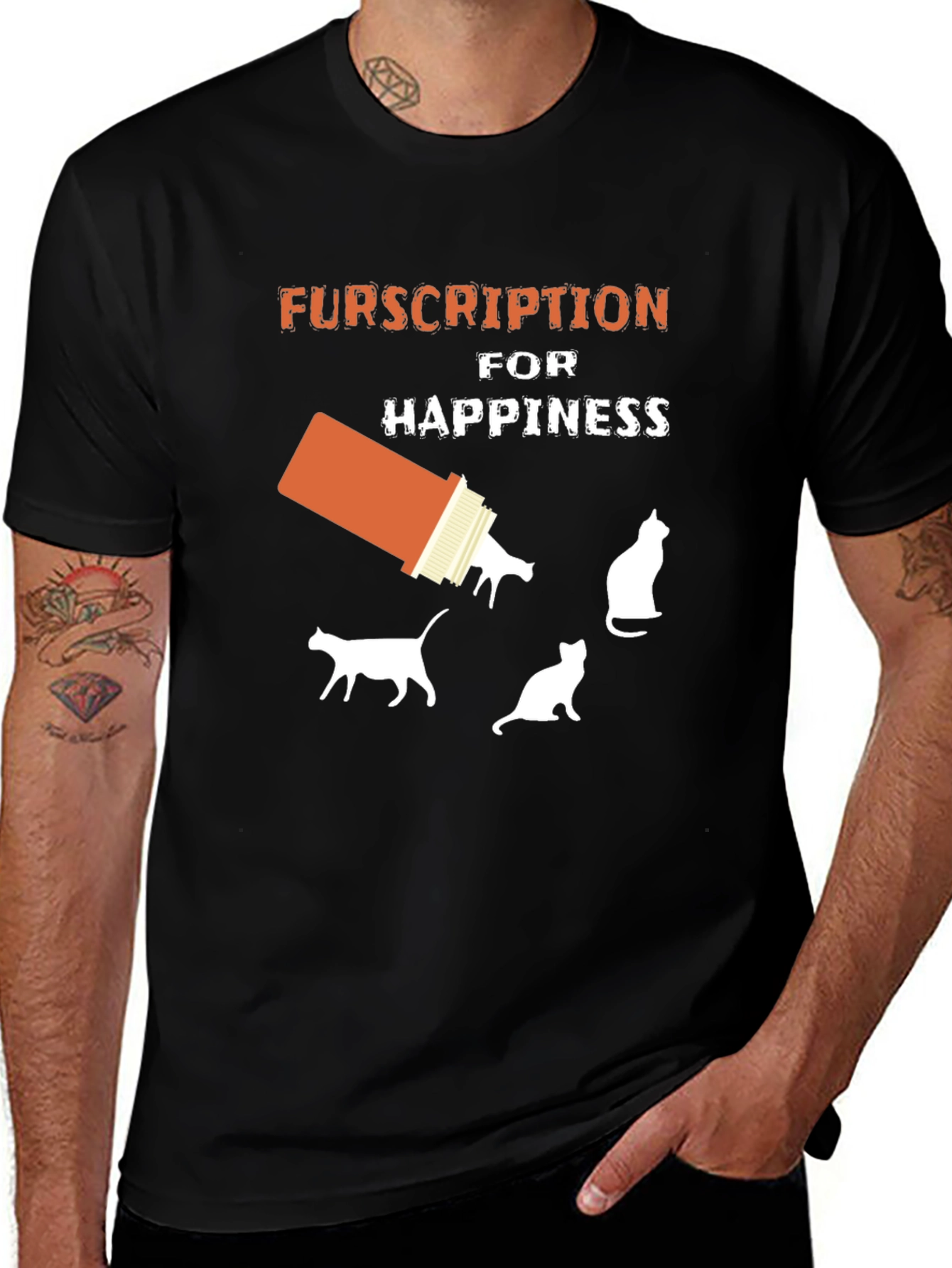 Variant 8 of Furscription Happiness Graphic Tee