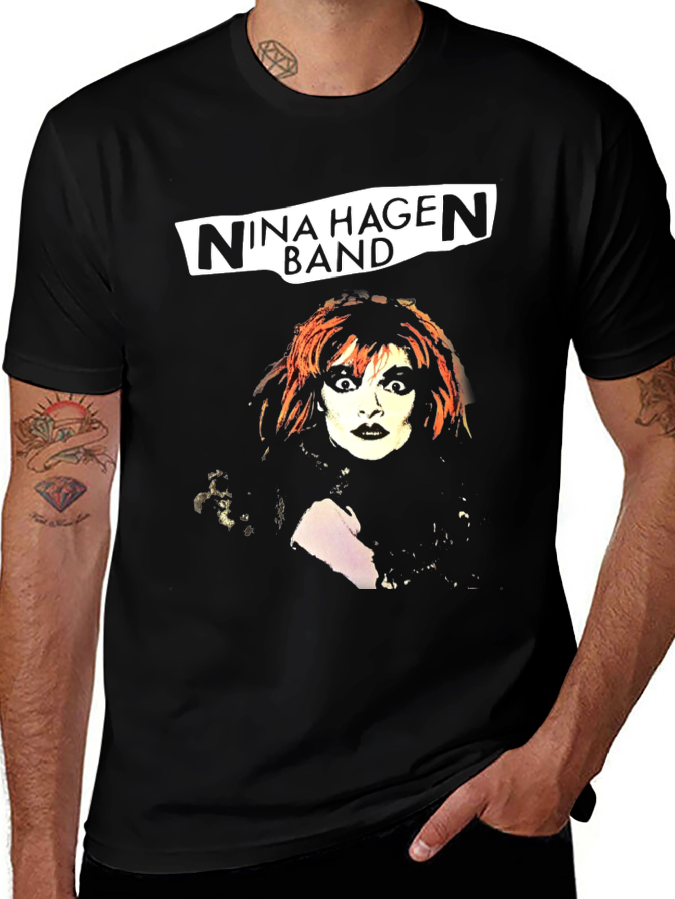 Nina Hagen Band Graphic Tee - Classic Rock T-Shirt