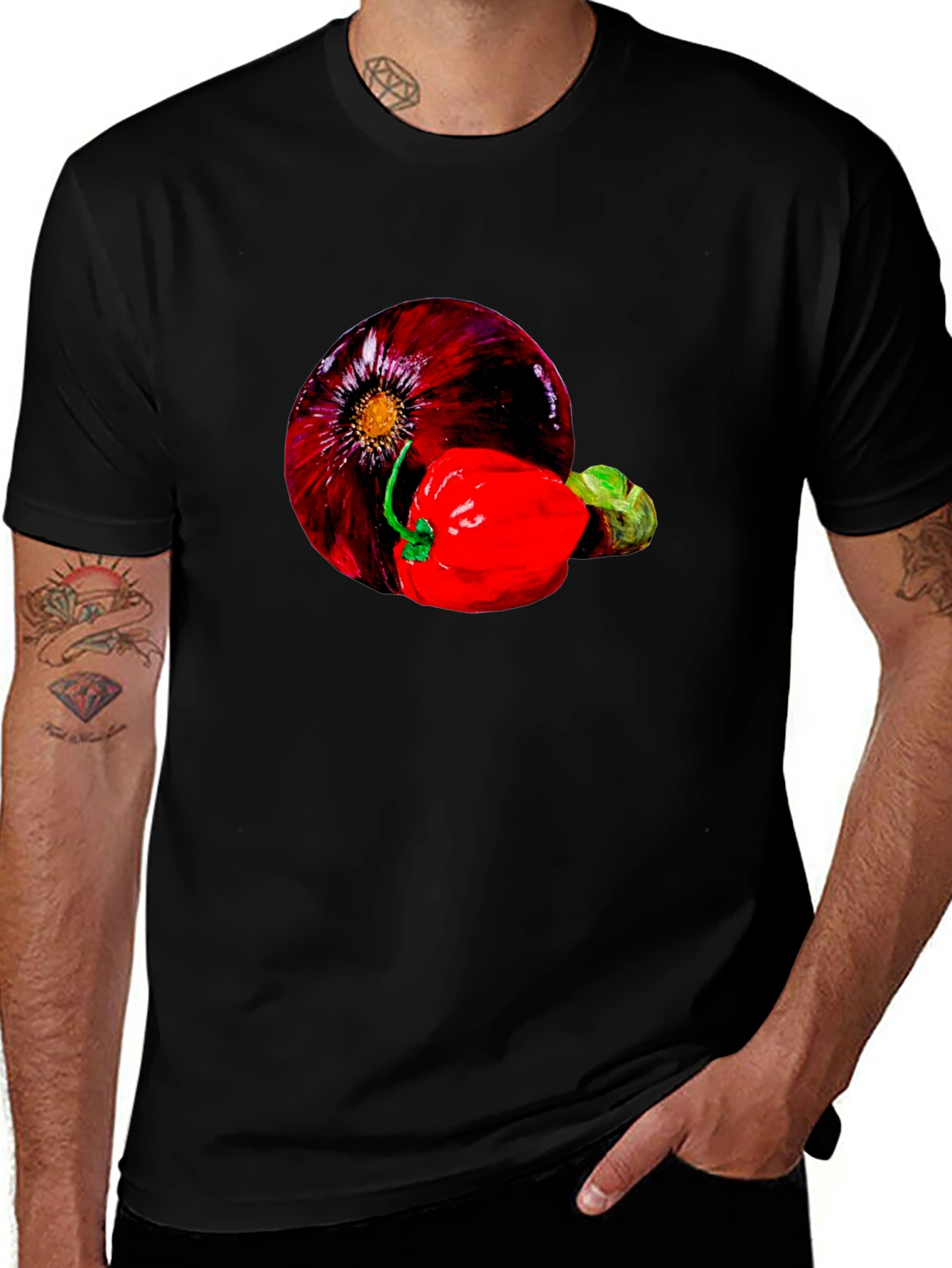 Variant 29 of Abstract Peppers Graphic T-Shirt