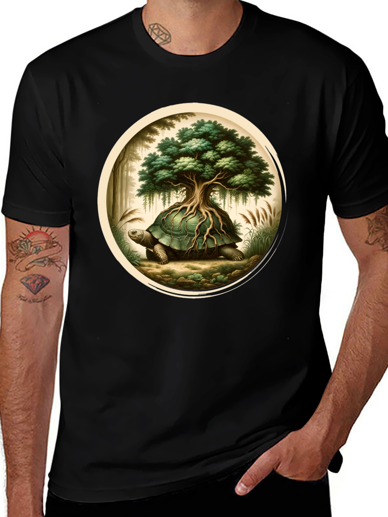 Variant 17 of Turtle Tree Graphic Tee