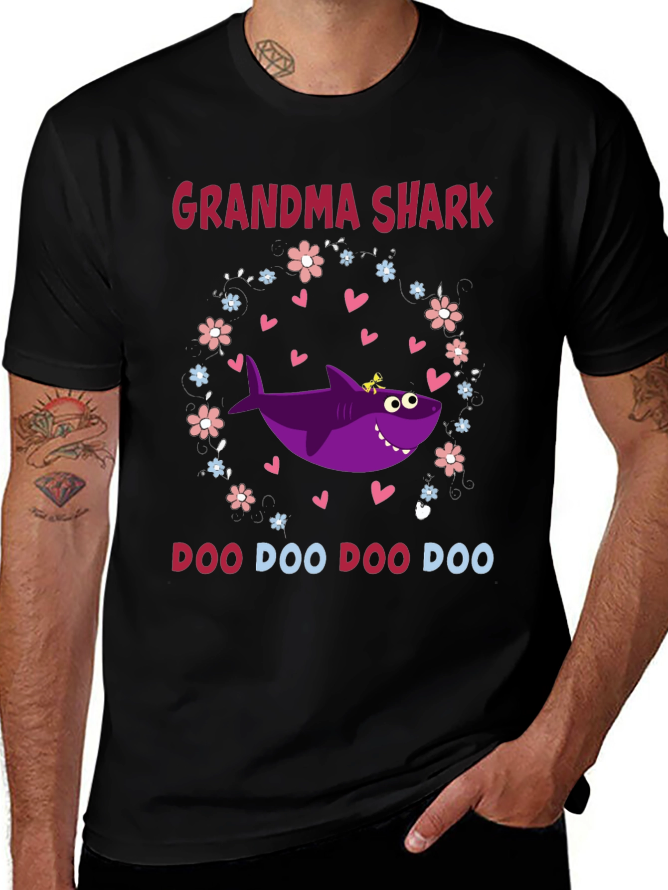 Grandma Shark T-Shirt - Doo Doo Doo