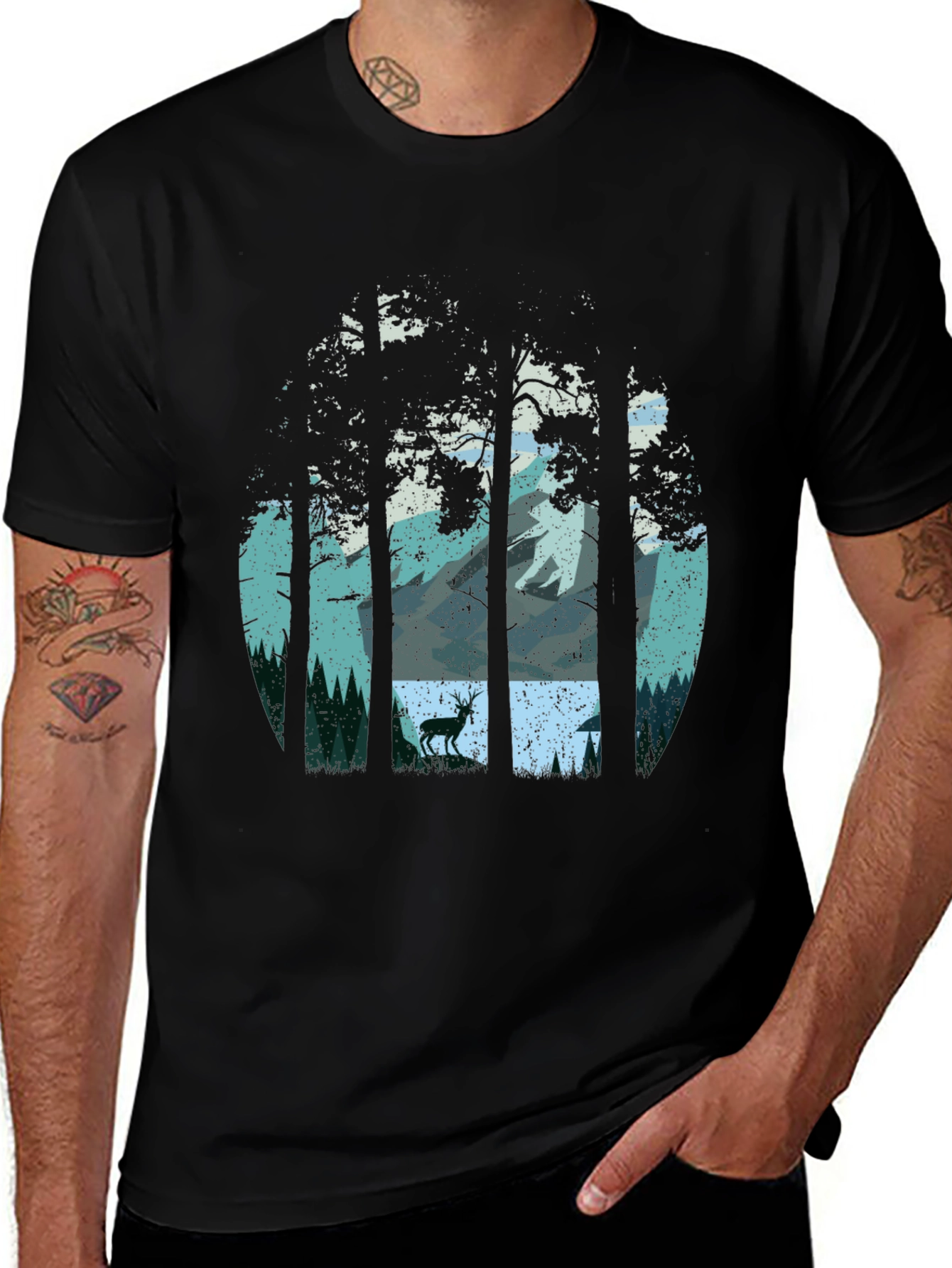 Variant 26 of Nature Scene Graphic Tee
