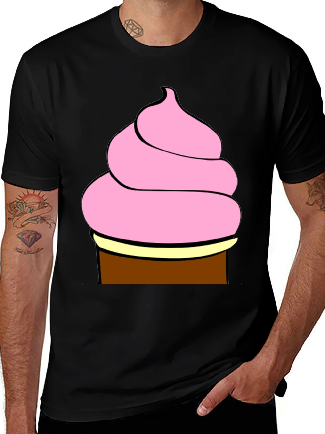 Variant 11 of Cupcake Graphic Tee - Sweet Style!