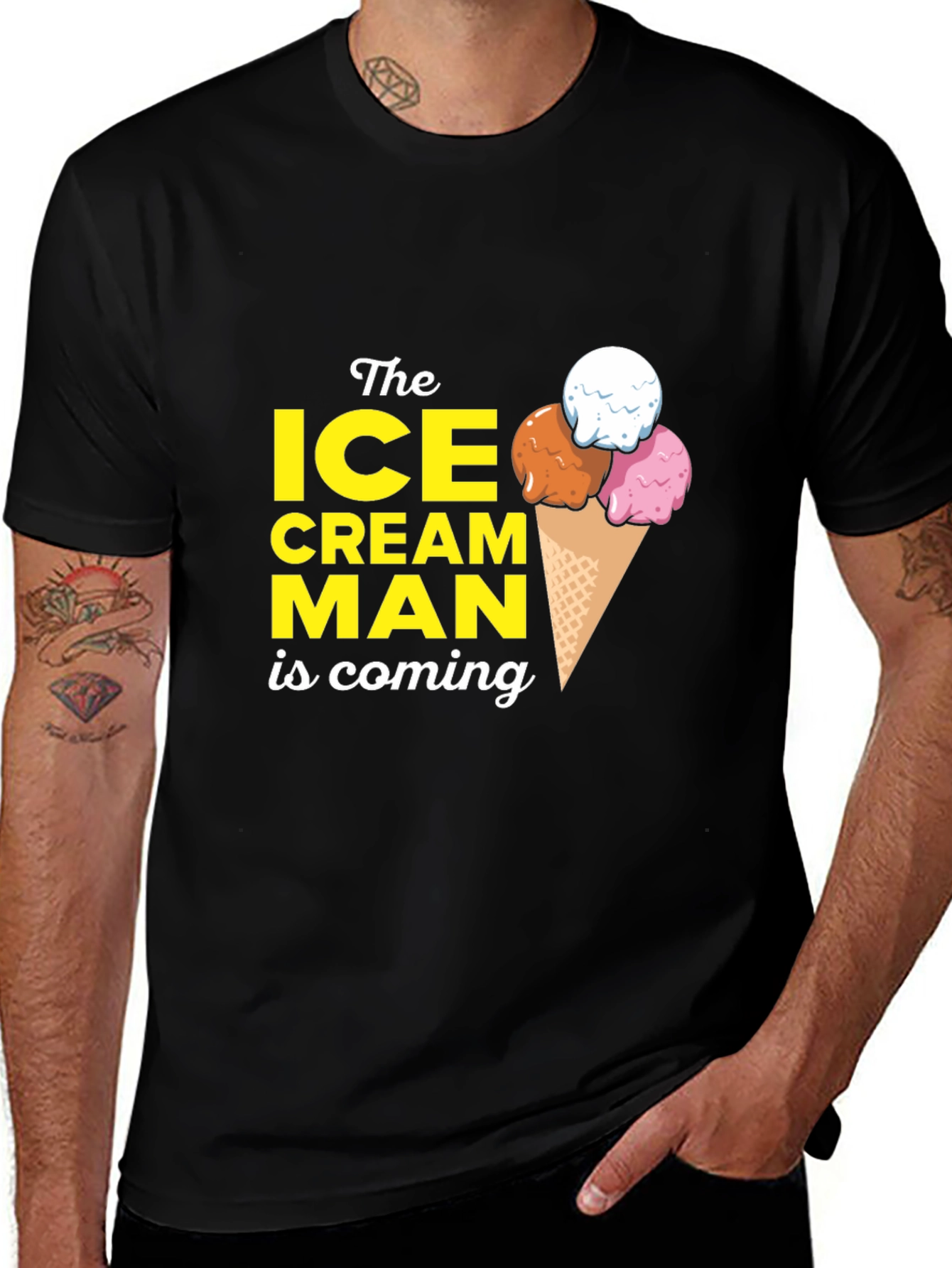 Variant 6 of Ice Cream Man T-Shirt - Cool Graphic Tee
