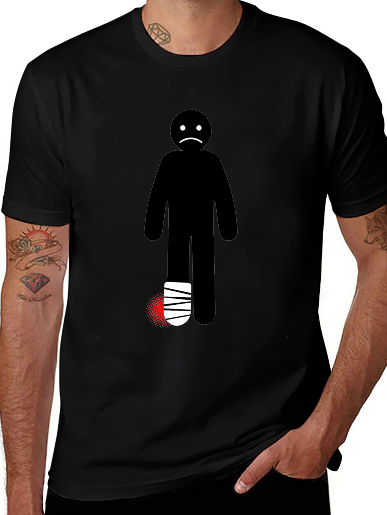 Variant 23 of Funny Get Well Soon Broken Ankle T-Shirt