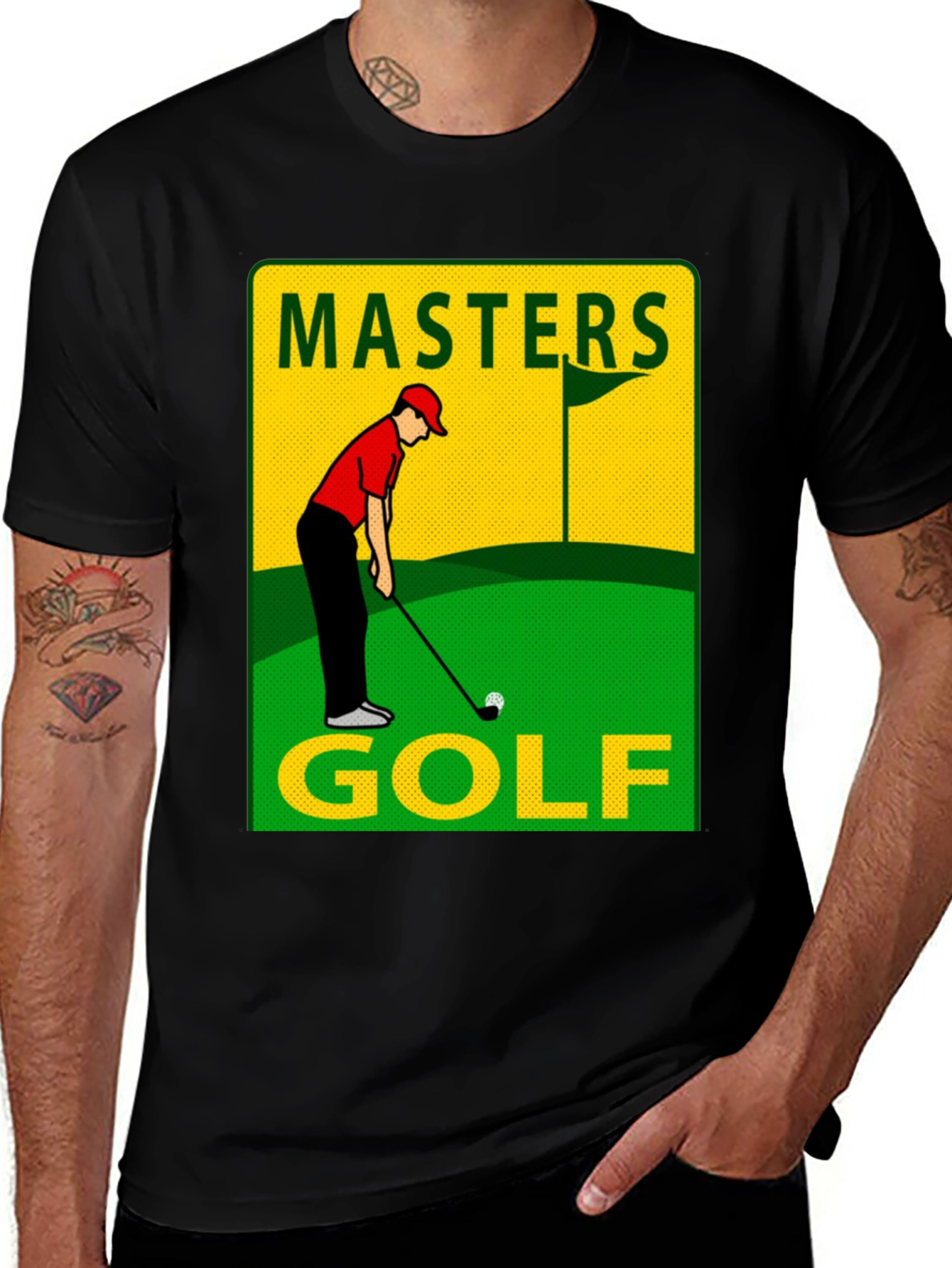 Variant 2 of Masters Golf T-Shirt - Golfer Tee