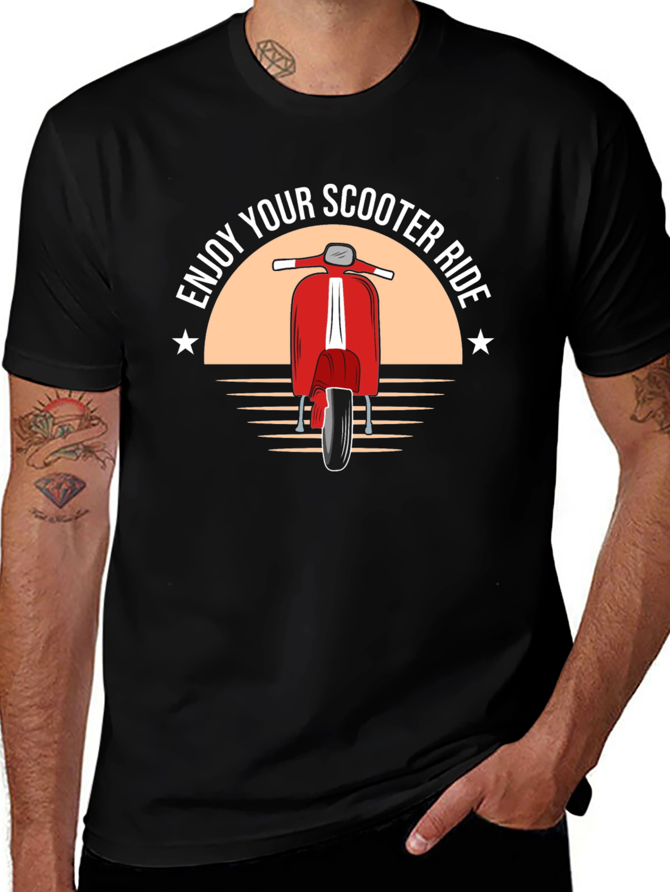 Variant 27 of Enjoy Your Scooter Ride T-Shirt