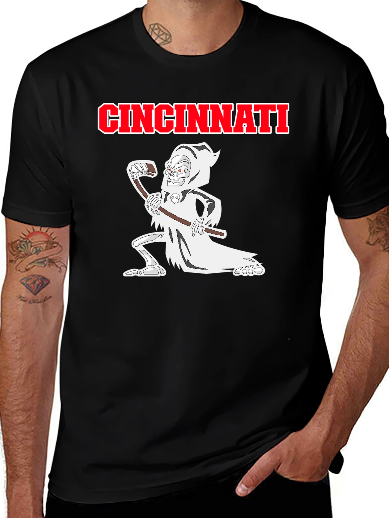 Variant 20 of Cincinnati Reaper Hockey T-Shirt