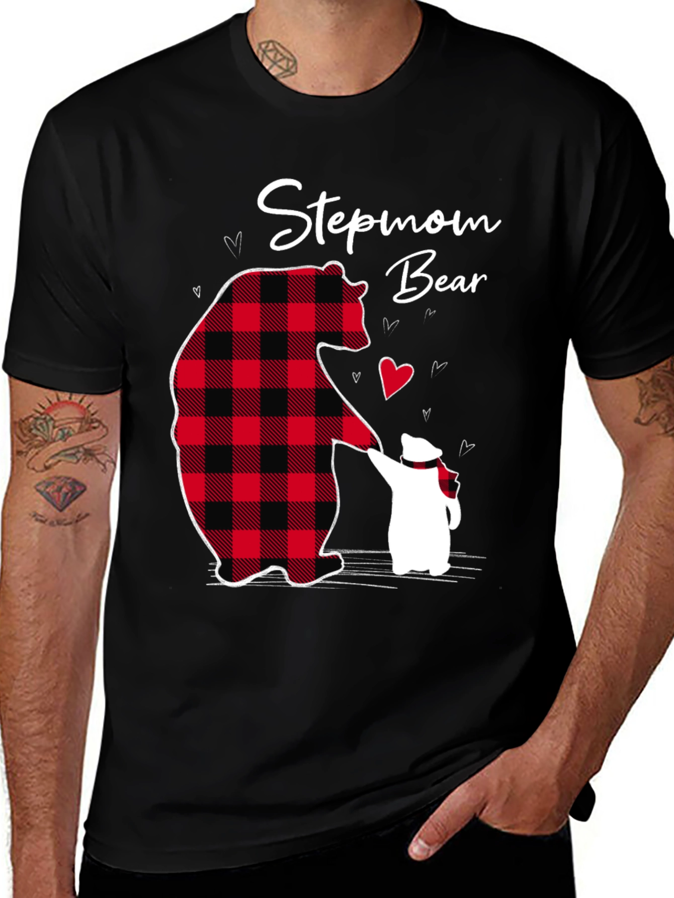 Variant 23 of Stepmom Bear Matching T-Shirt